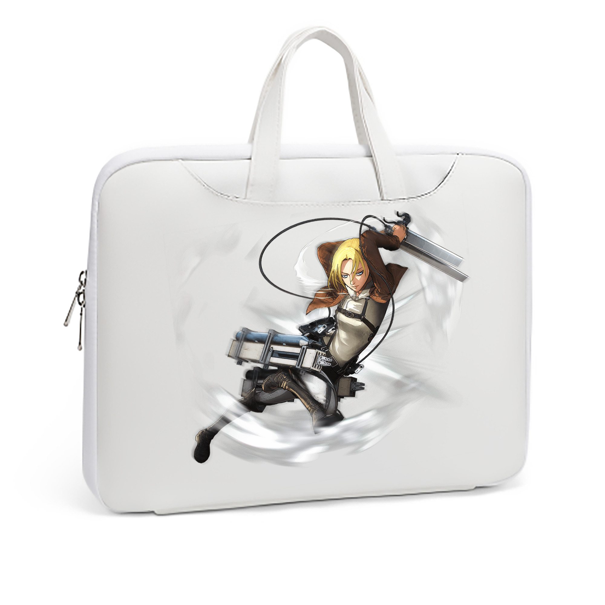 （画像用） 進撃の巨人 アニ・レオンハート Attack on Titan Annie Leonhart レザーラップトップバッグ　ノートパソコンケース