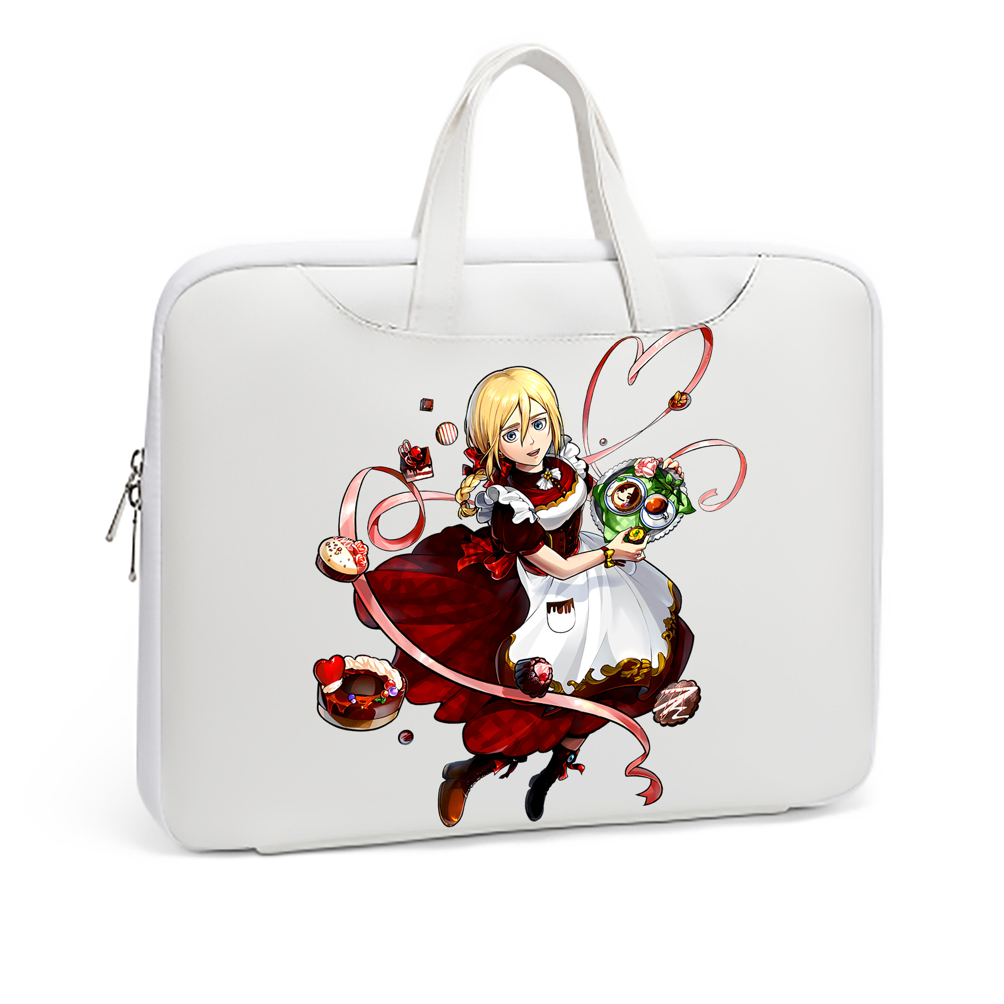 （画像用） 進撃の巨人 クリスタ·レンズ Attack on Titan Christa Lenz レザーラップトップバッグ　ノートパソコンケース
