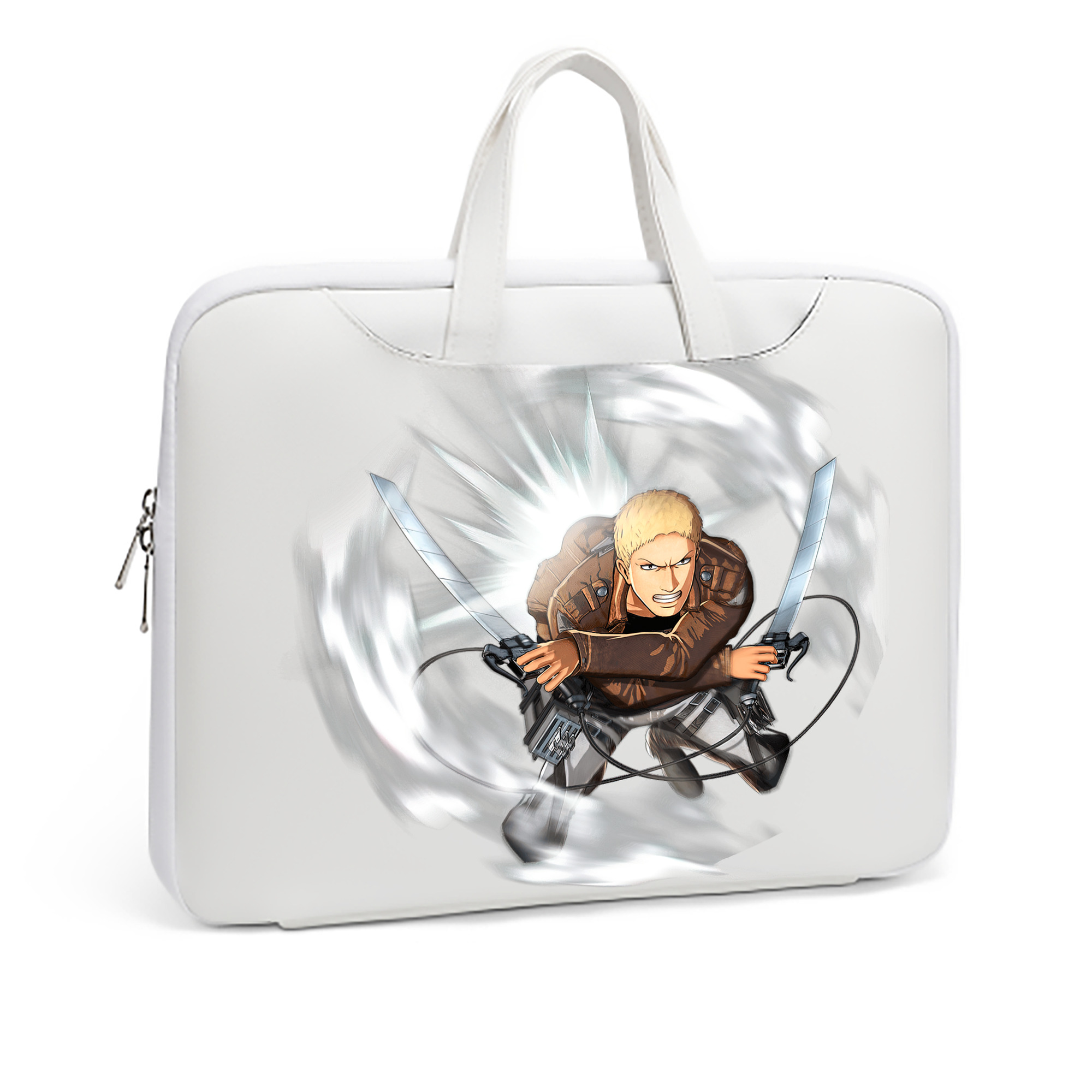 （画像用） 進撃の巨人 ライナー・ブラウン Attack on Titan Reiner Braun レザーラップトップバッグ　ノートパソコンケース