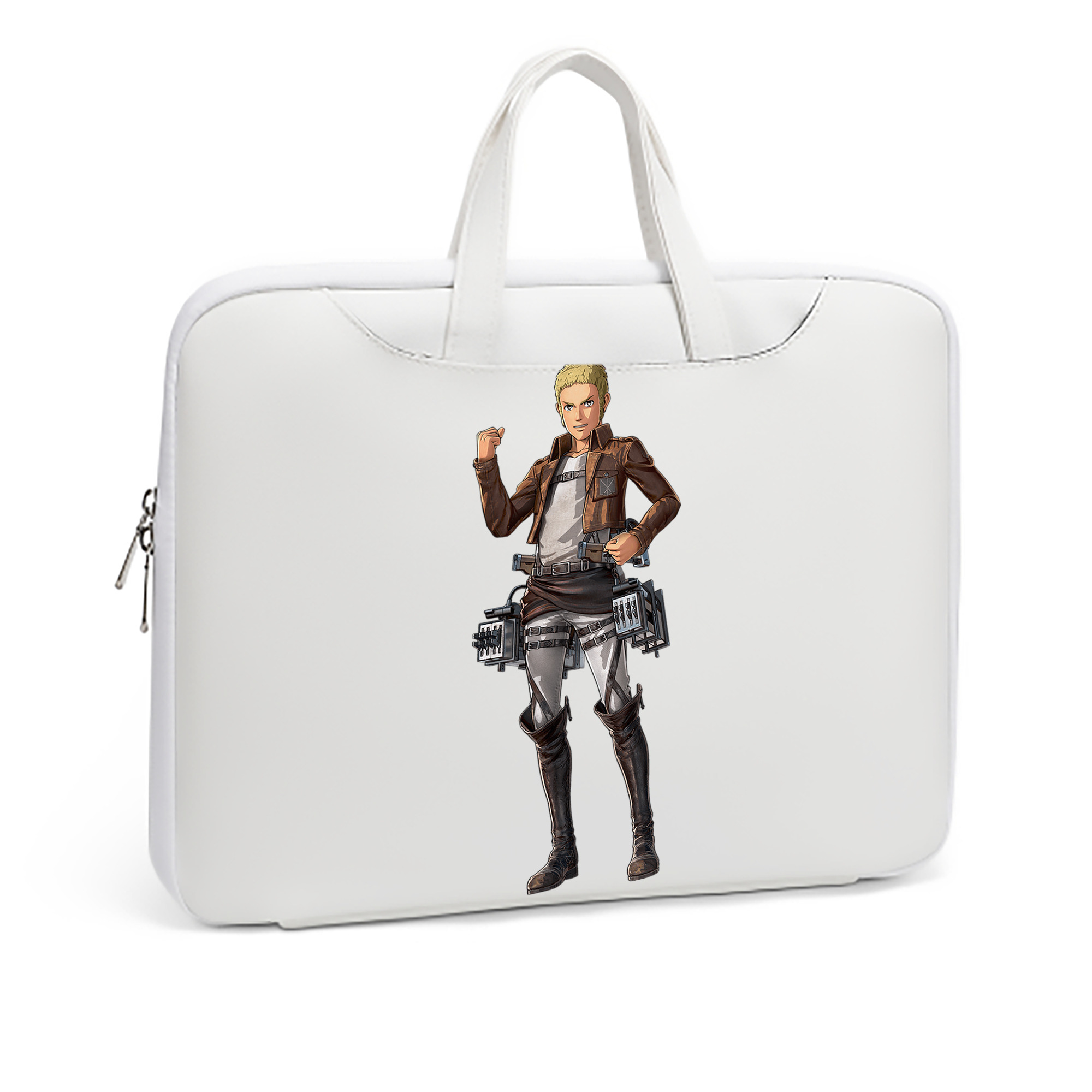 （画像用） 進撃の巨人 ライナー・ブラウン Attack on Titan Reiner Braun レザーラップトップバッグ　ノートパソコンケース