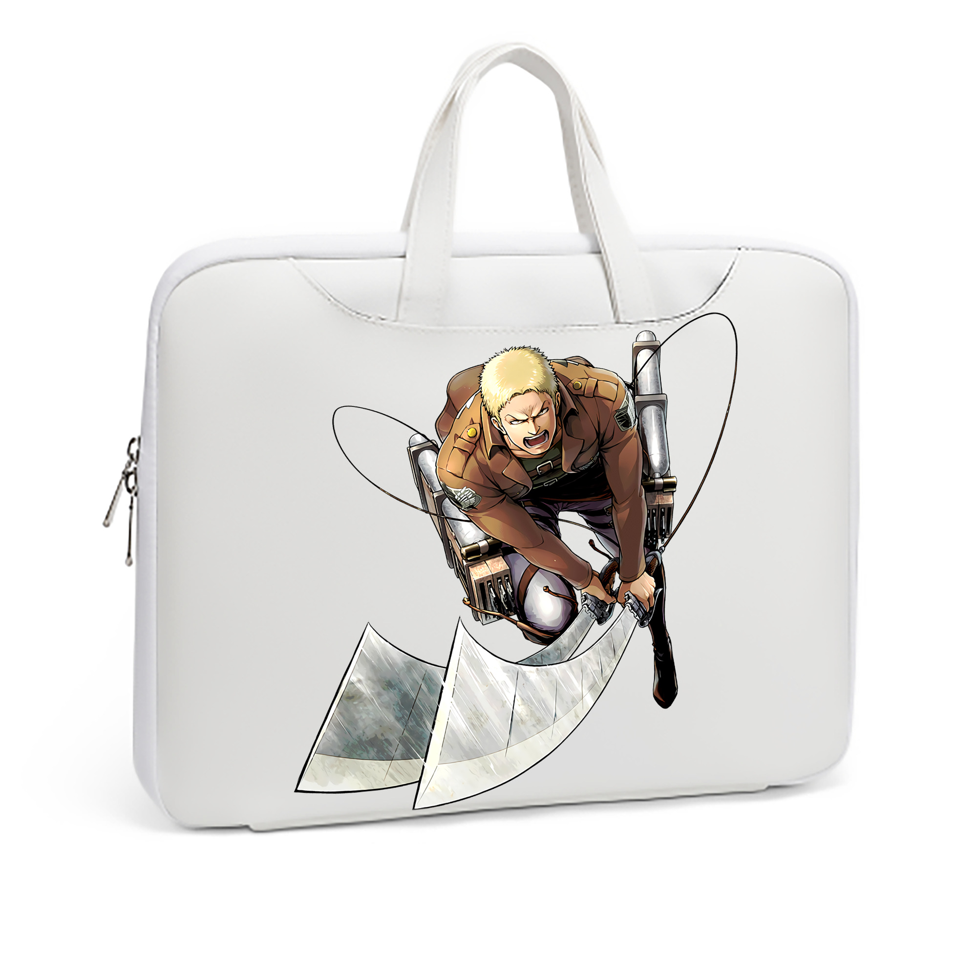 （画像用） 進撃の巨人 ライナー・ブラウン Attack on Titan Reiner Braun レザーラップトップバッグ　ノートパソコンケース