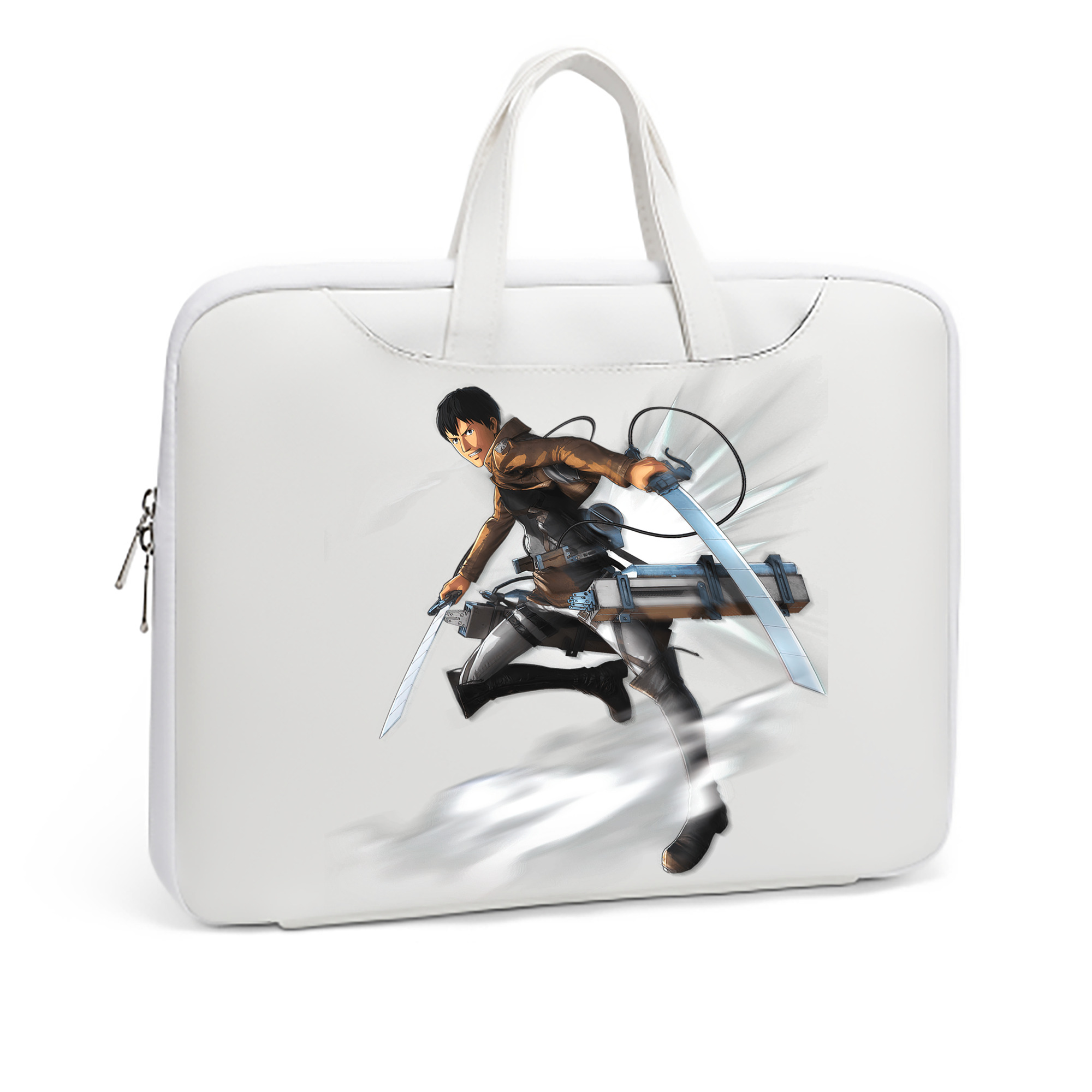 （画像用） 進撃の巨人 ベルトルト・フーバー Attack on Titan Bertholdt Hoover レザーラップトップバッグ　ノートパソコンケース