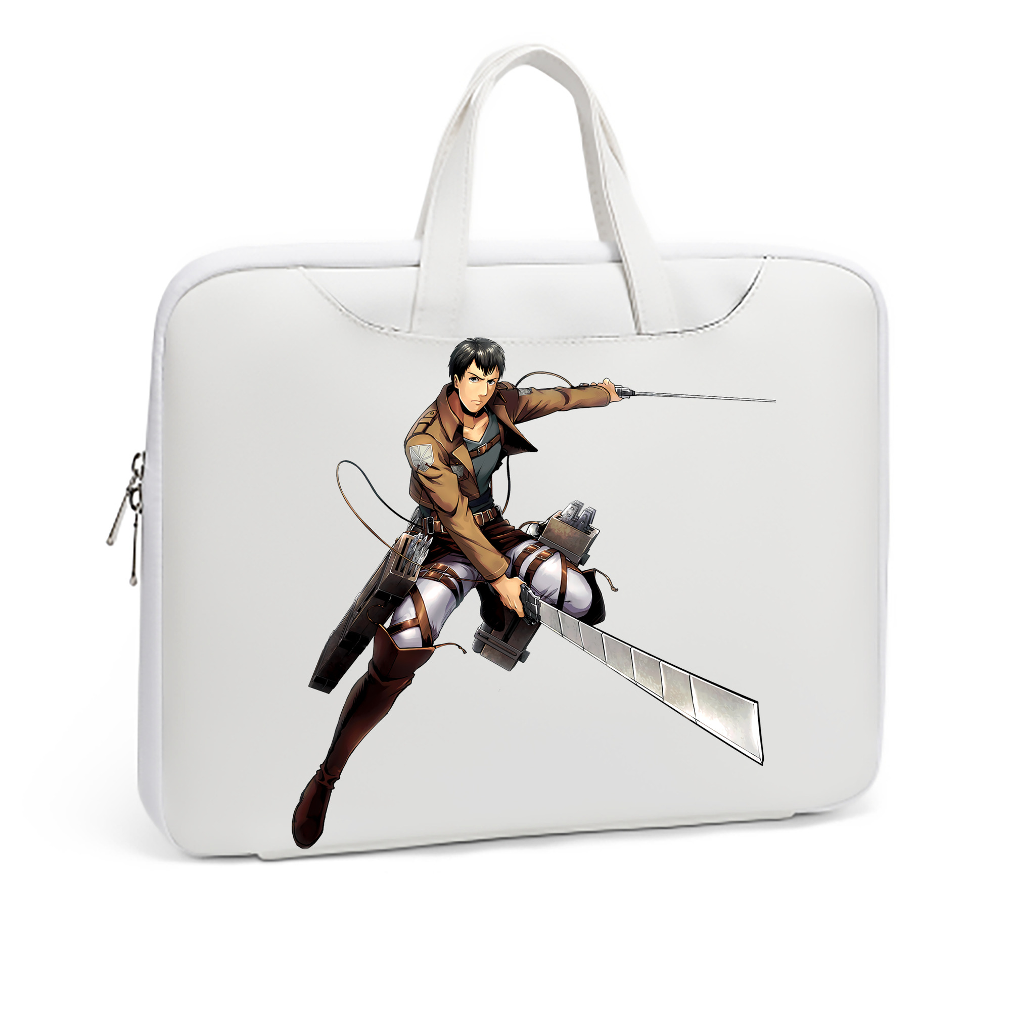 （画像用） 進撃の巨人 ベルトルト・フーバー Attack on Titan Bertholdt Hoover レザーラップトップバッグ　ノートパソコンケース