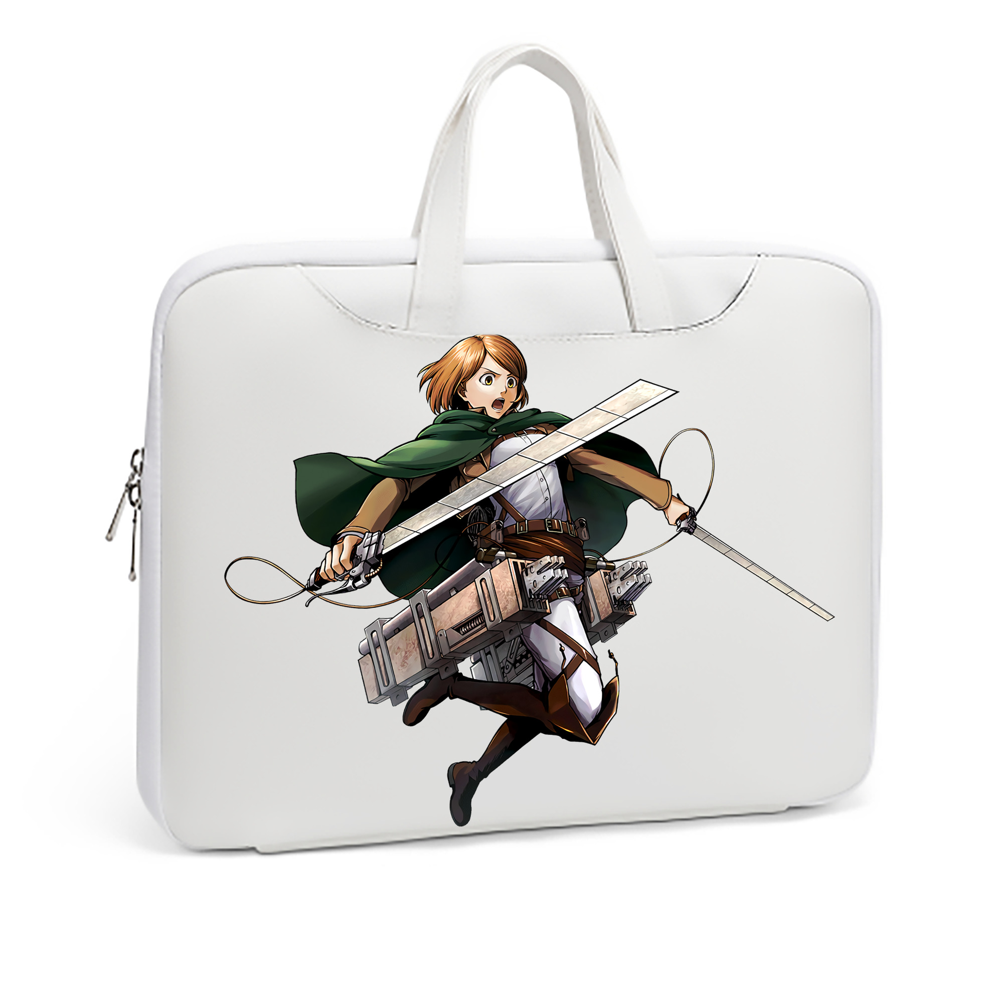（画像用） 進撃の巨人 ペトラ·ラル Attack on Titan Petra Rall レザーラップトップバッグ　ノートパソコンケース