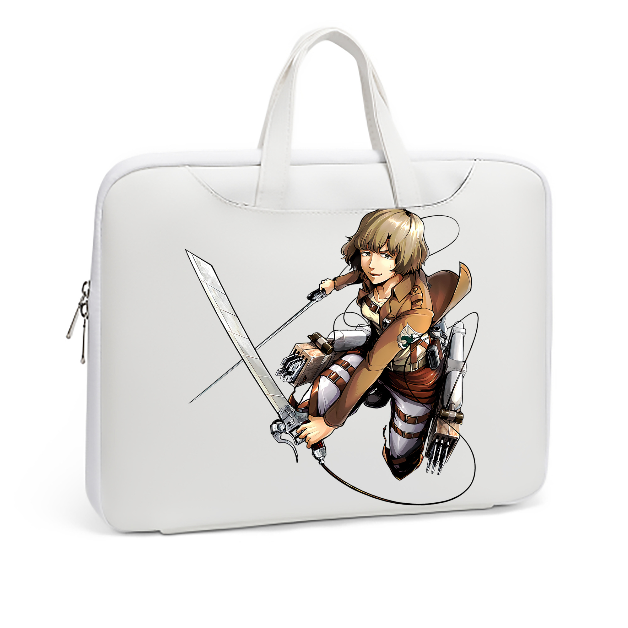 （画像用） 進撃の巨人 ヒツチ Attack on Titan Hitch レザーラップトップバッグ　ノートパソコンケース