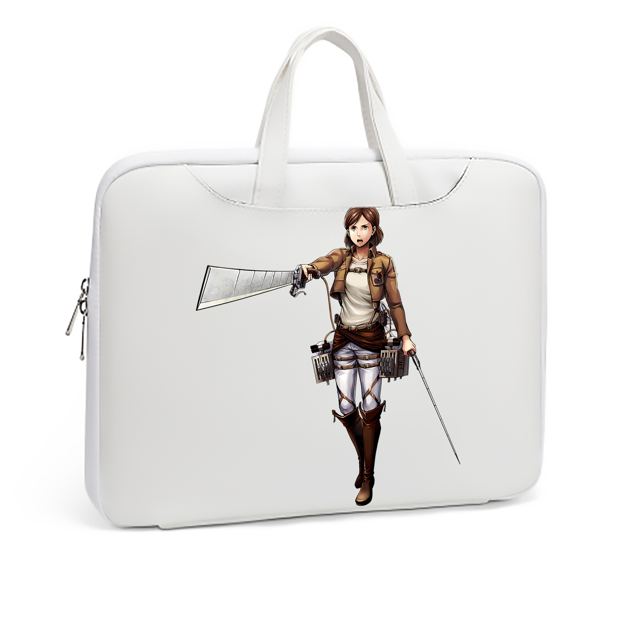 （画像用） 進撃の巨人 Attack on Titan レザーラップトップバッグ　ノートパソコンケース