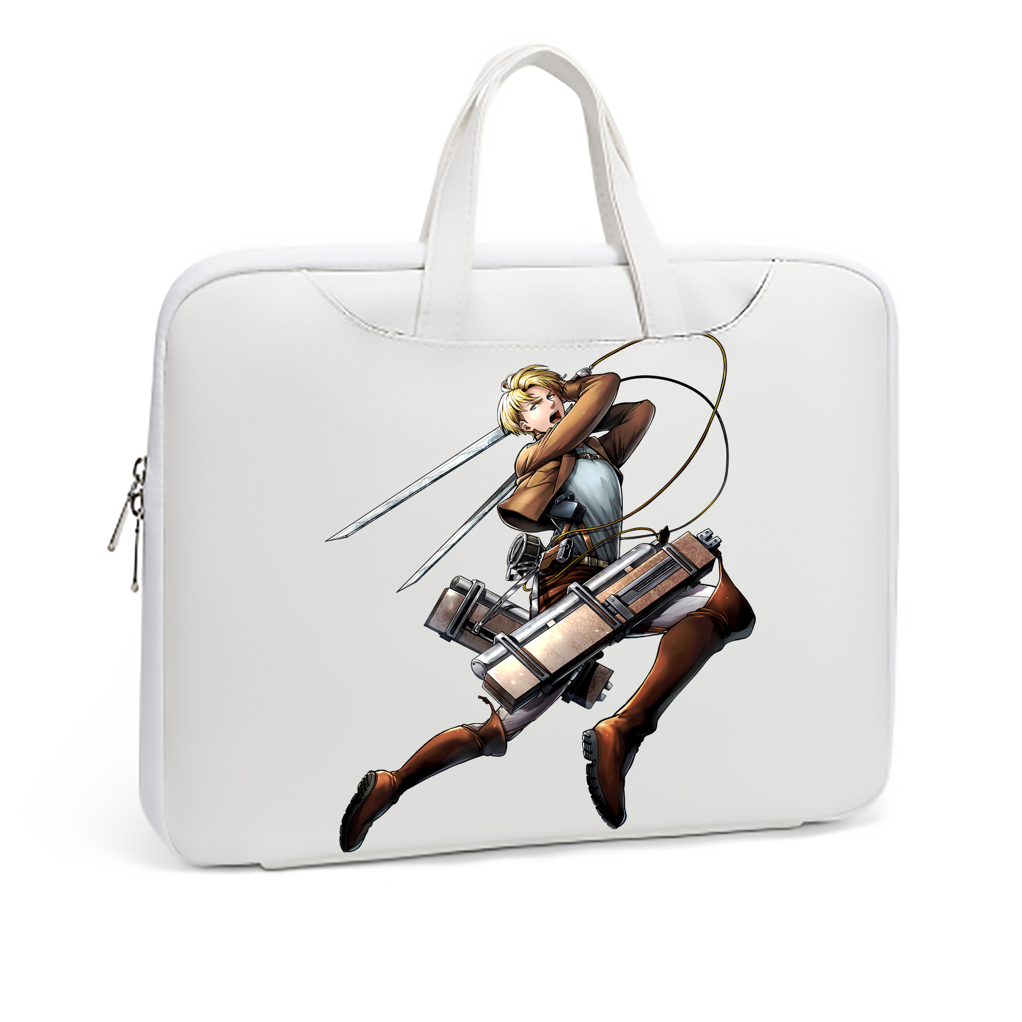 （画像用） 進撃の巨人 Attack on Titan レザーラップトップバッグ　ノートパソコンケース
