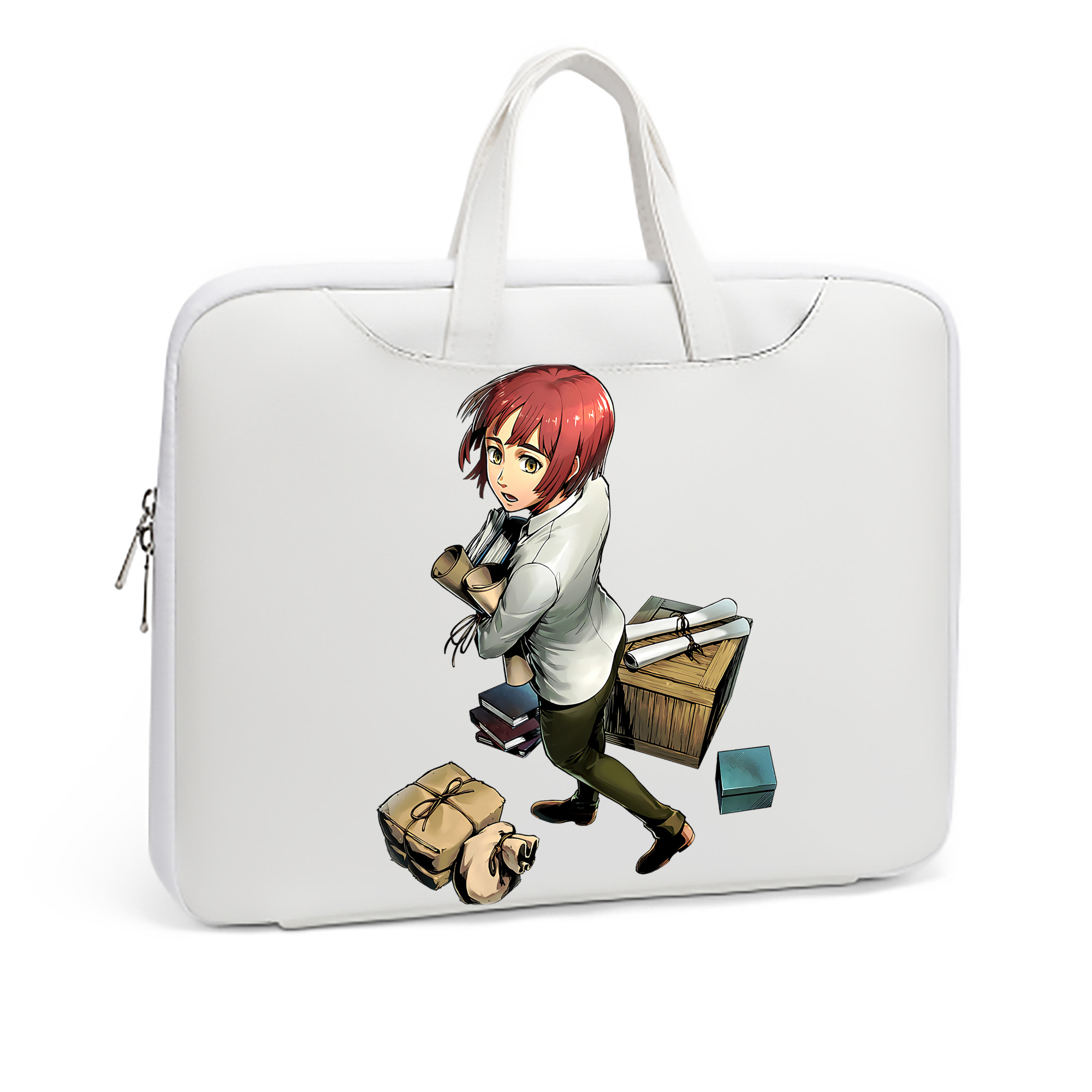 （画像用） 進撃の巨人 Attack on Titan レザーラップトップバッグ　ノートパソコンケース