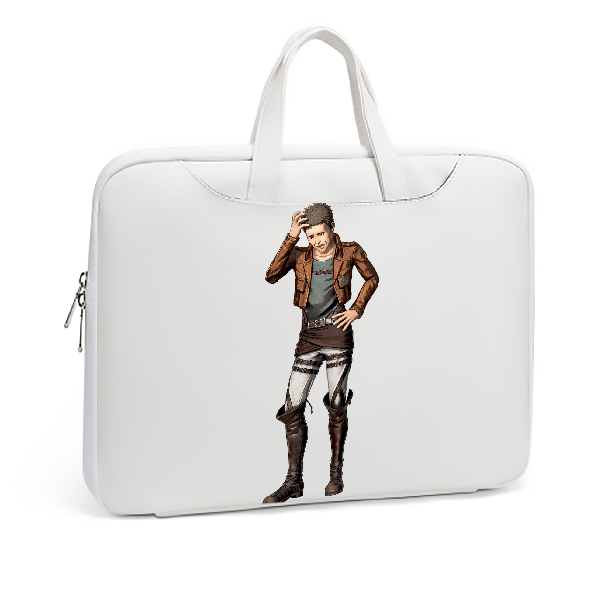 （画像用） 進撃の巨人 Attack on Titan レザーラップトップバッグ　ノートパソコンケース