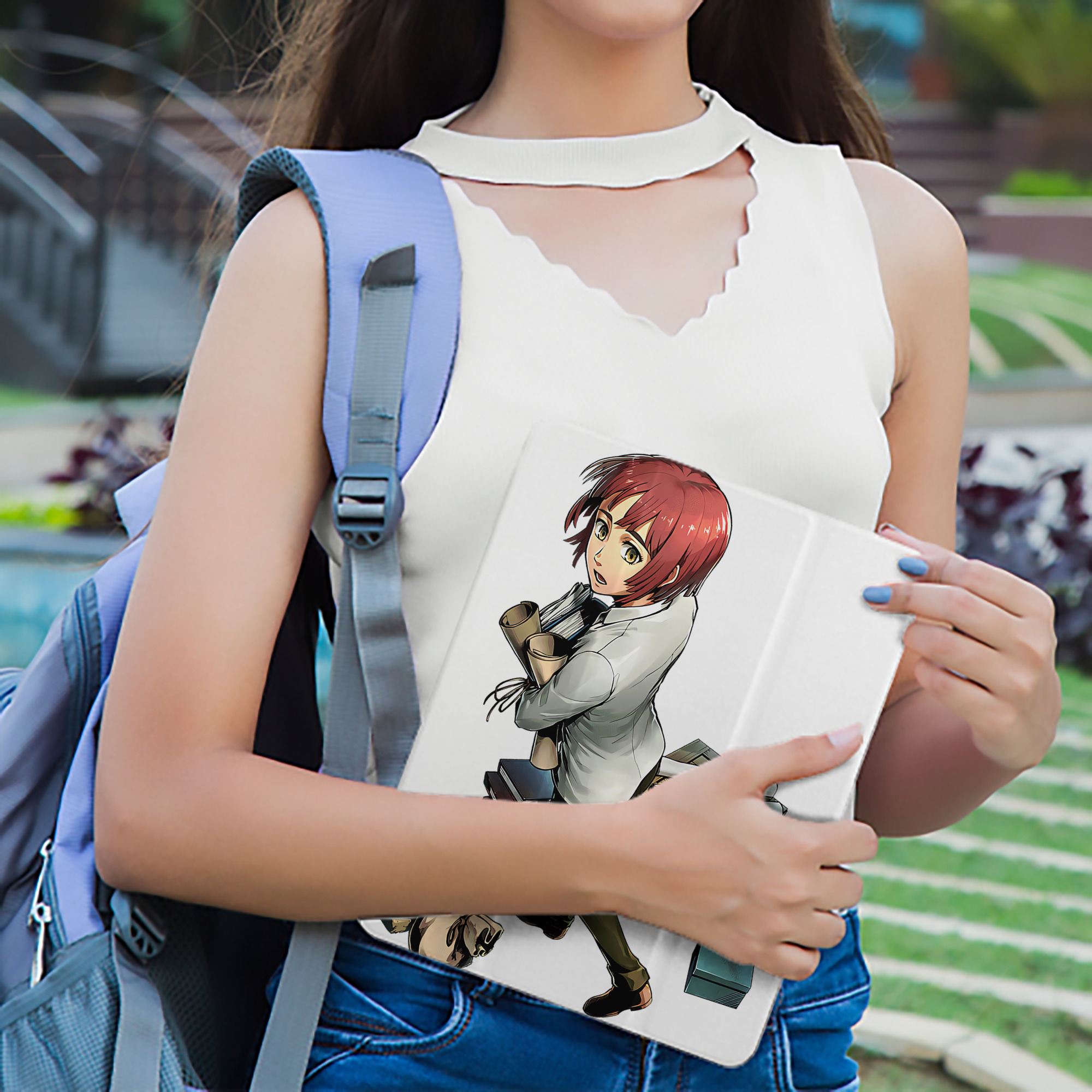 進撃の巨人 Attack on Titan IPad ケース ペン収納付き 三つ折りスタンド PUレザー×シリコン 対応機種9.5/10.5/10.9インチ