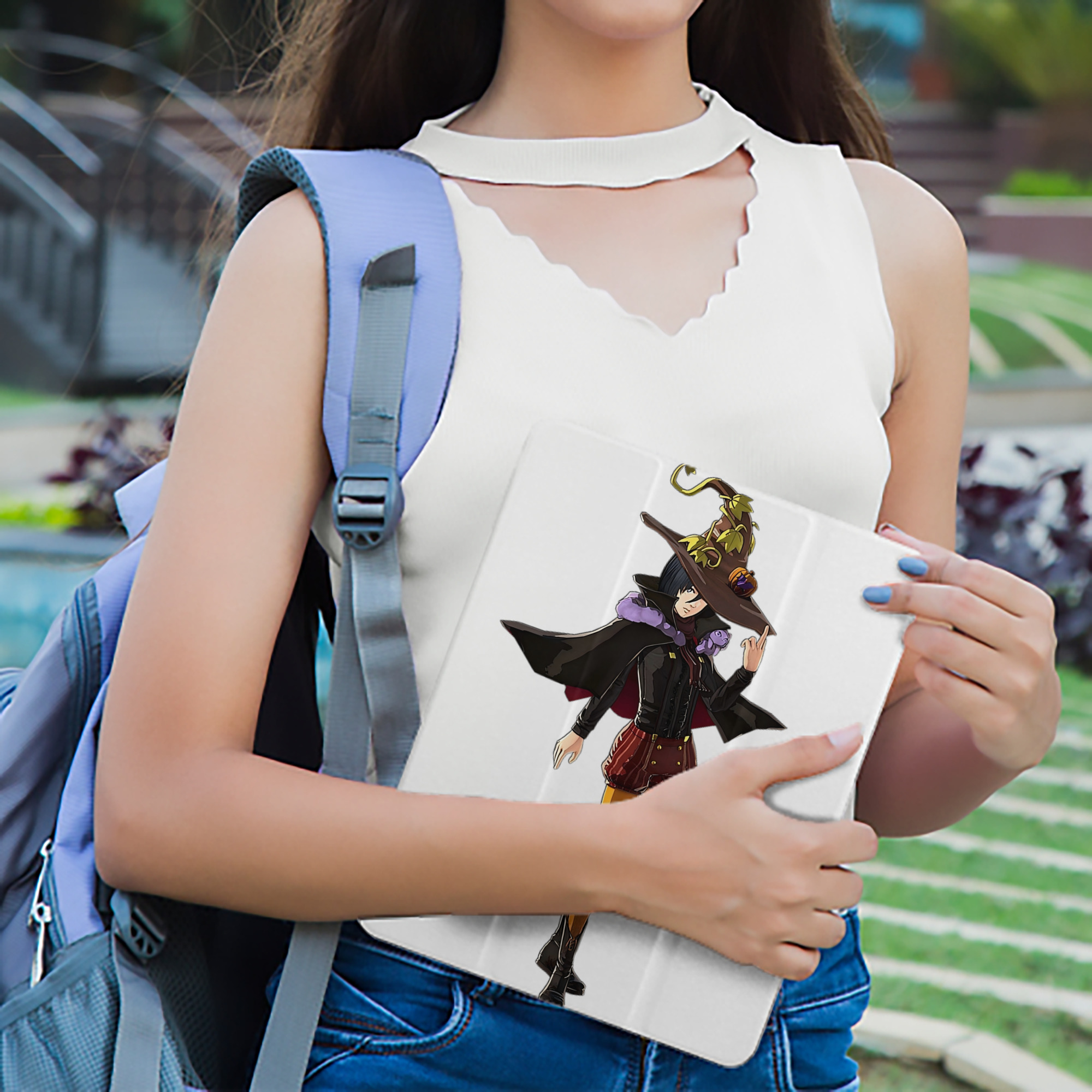 進撃の巨人 ミカサ·アッカーマン Attack on Titan Mikasa Ackerman IPad ケース ペン収納付き 三つ折りスタンド PUレザー×シリコン 対応機種9.5/10.5/10.9インチ