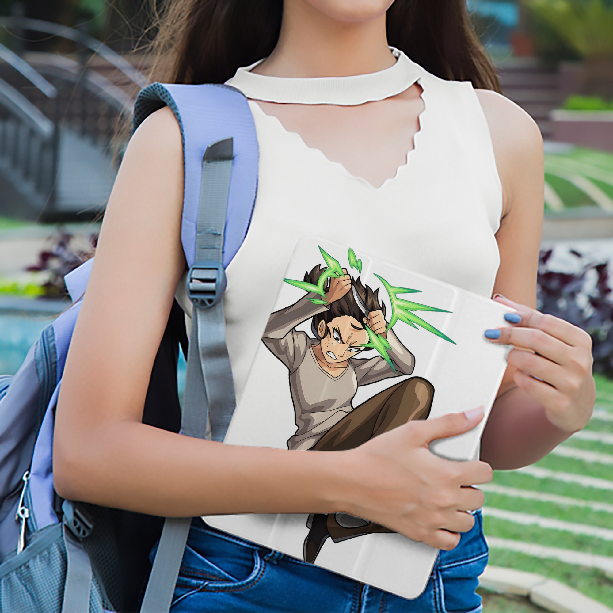 進撃の巨人 Attack on Titan IPad ケース ペン収納付き 三つ折りスタンド PUレザー×シリコン 対応機種9.5/10.5/10.9インチ