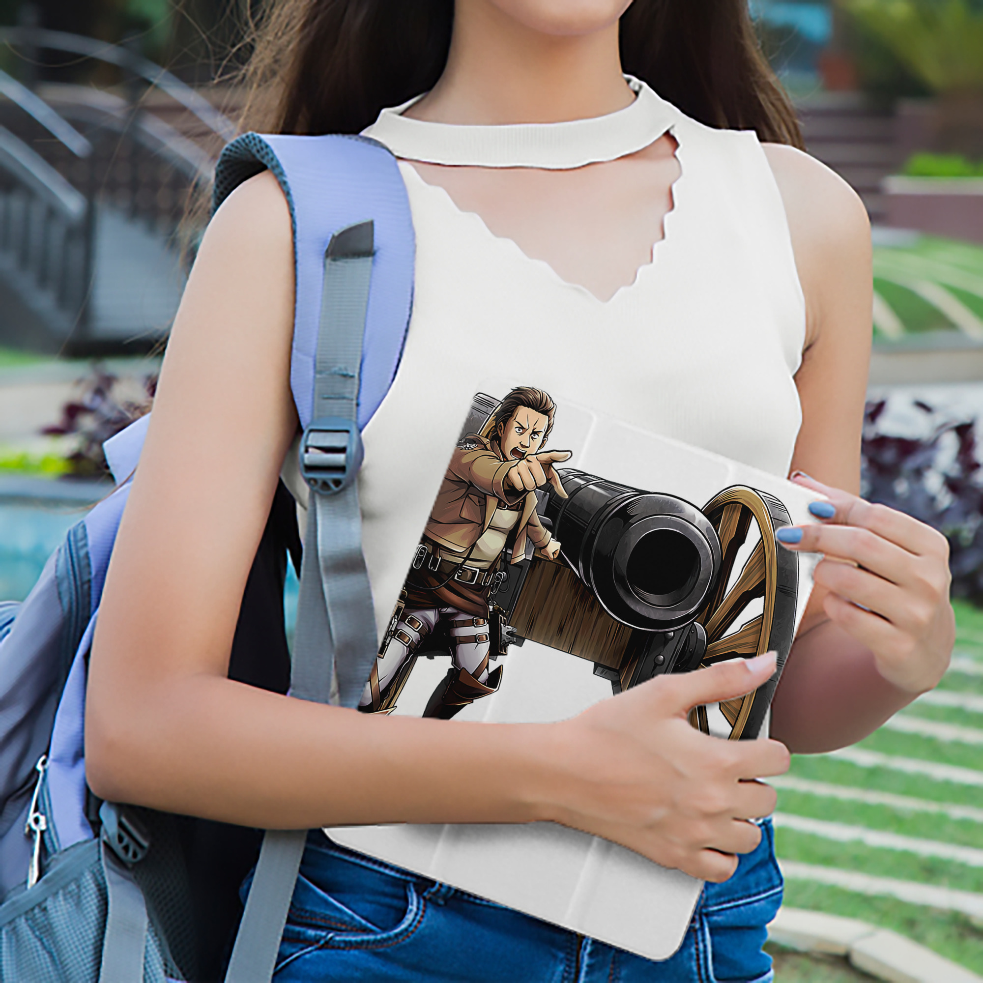 進撃の巨人 Attack on Titan IPad ケース ペン収納付き 三つ折りスタンド PUレザー×シリコン 対応機種9.5/10.5/10.9インチ