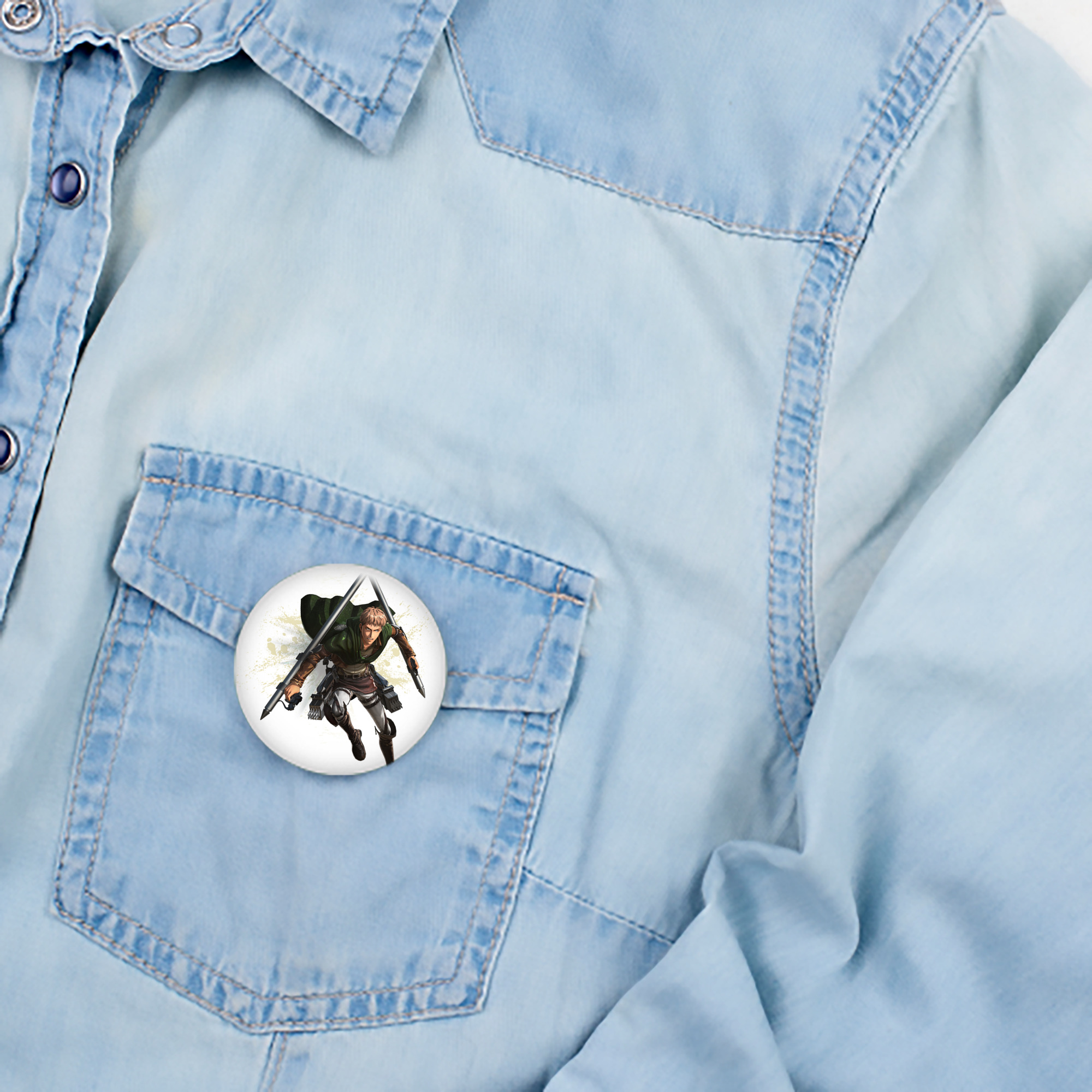 進撃の巨人 ジャン・キルシュタイン Attack on Titan Jean Kirstein 6cm 缶バッジ 複数セット