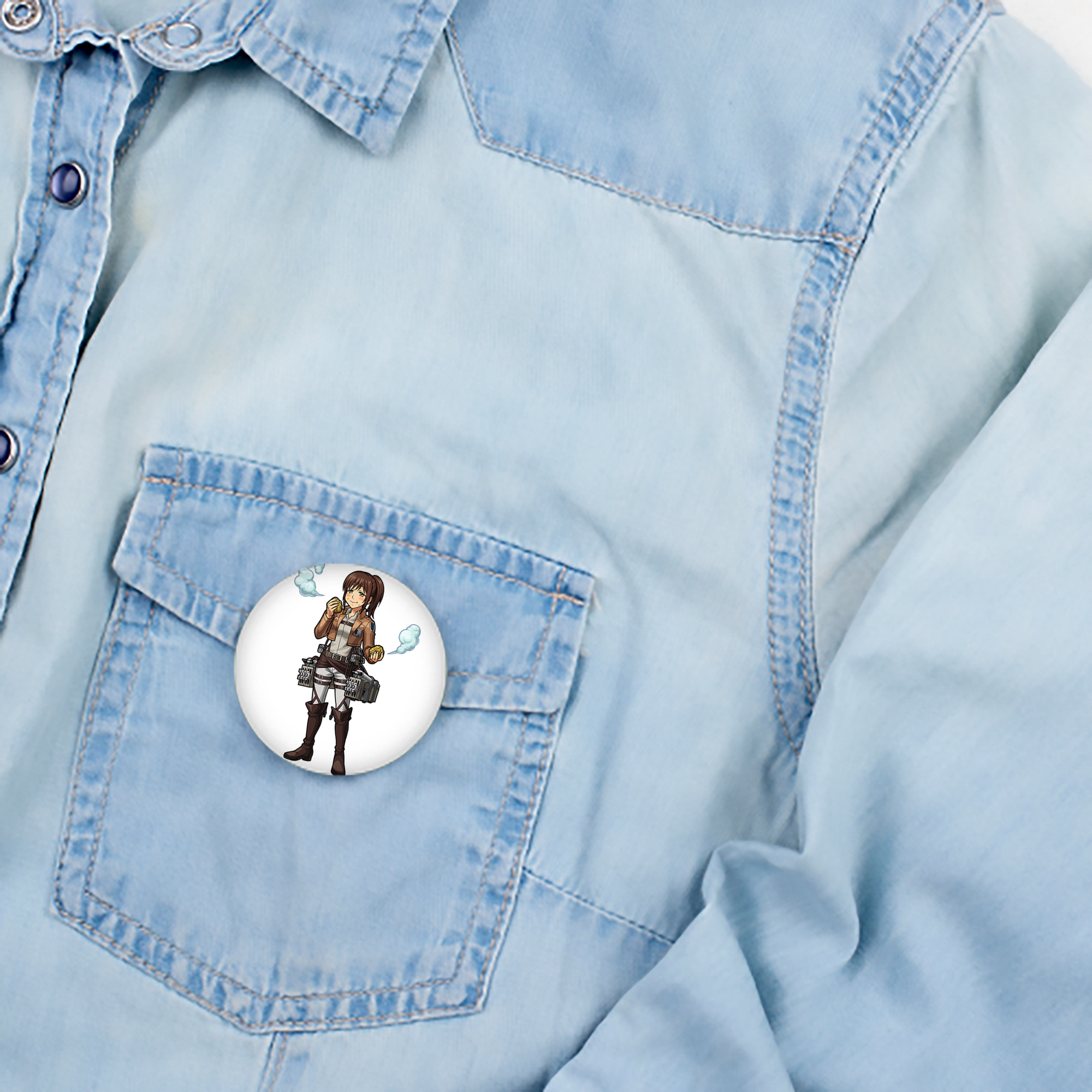 進撃の巨人 サシャ·ブラウス Attack on Titan Sasha Blaus 6cm 缶バッジ 複数セット