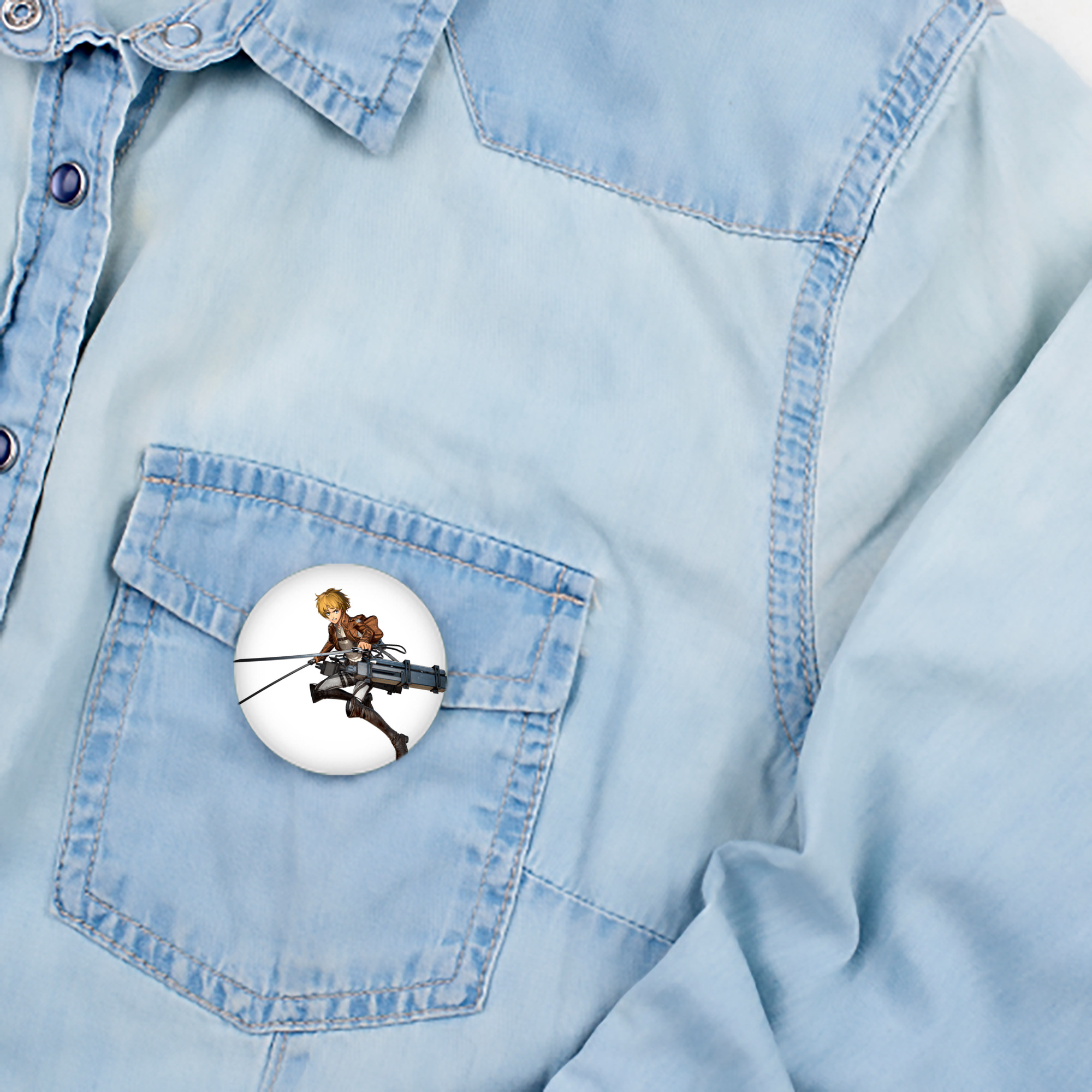 進撃の巨人 アルミン·アルレルト Attack on Titan Armin Arlert 6cm 缶バッジ 複数セット