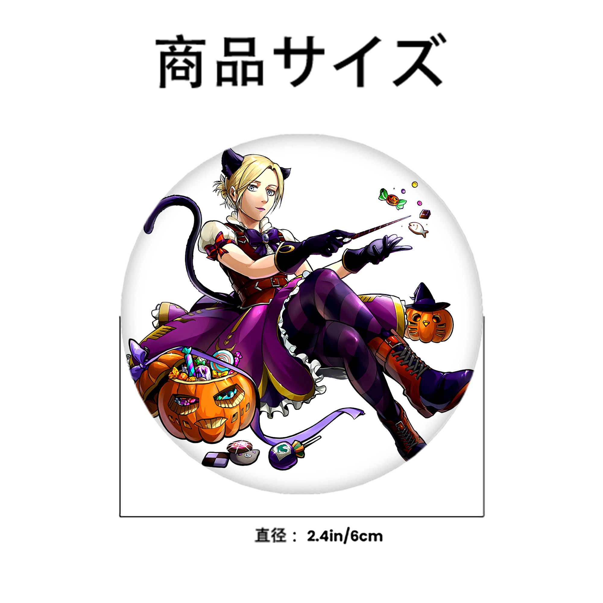 進撃の巨人 アニ・レオンハート Attack on Titan Annie Leonhart 6cm 缶バッジ 複数セット