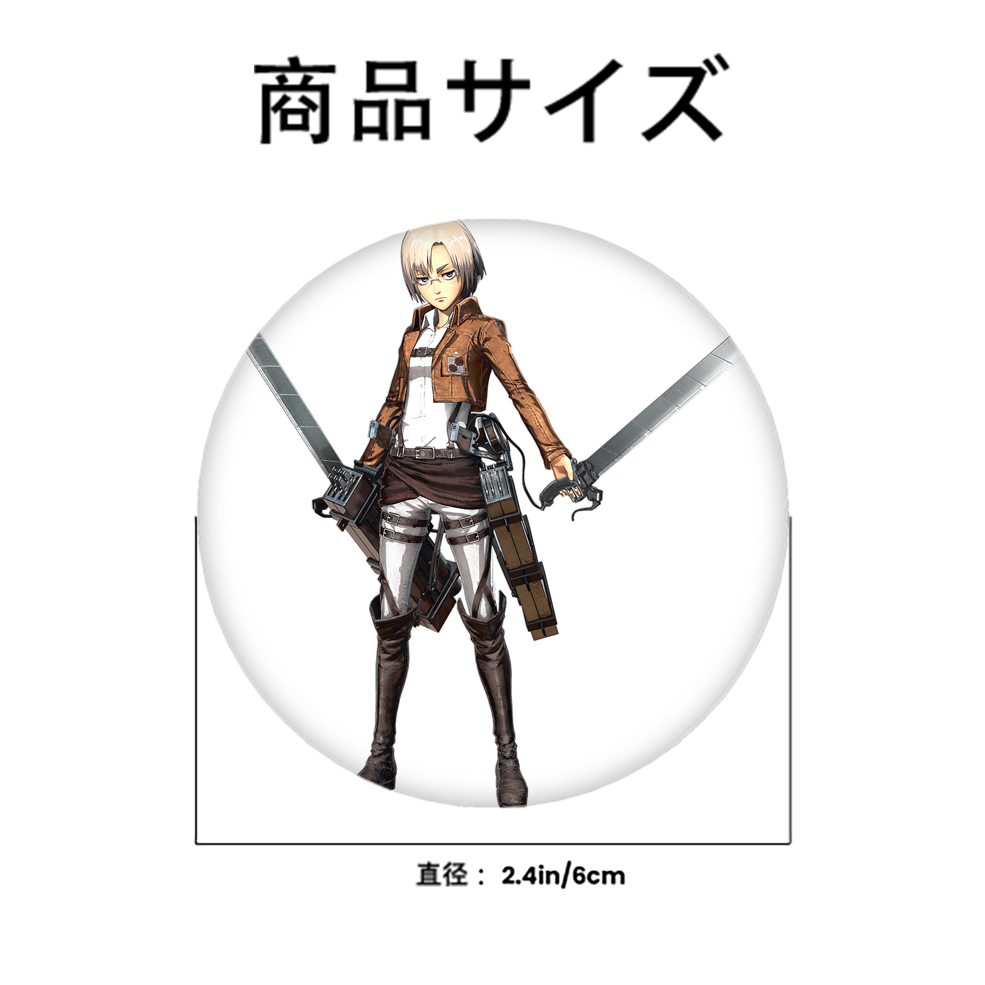  6cm 缶バッジ 複数セット