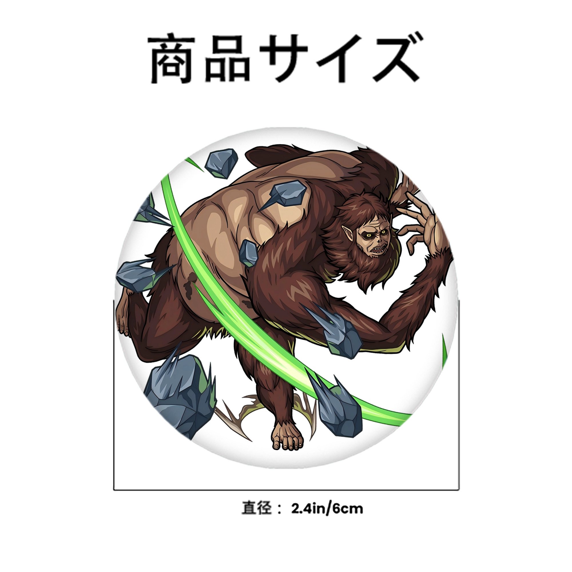 進撃の巨人 Attack on Titan 6cm 缶バッジ 複数セット