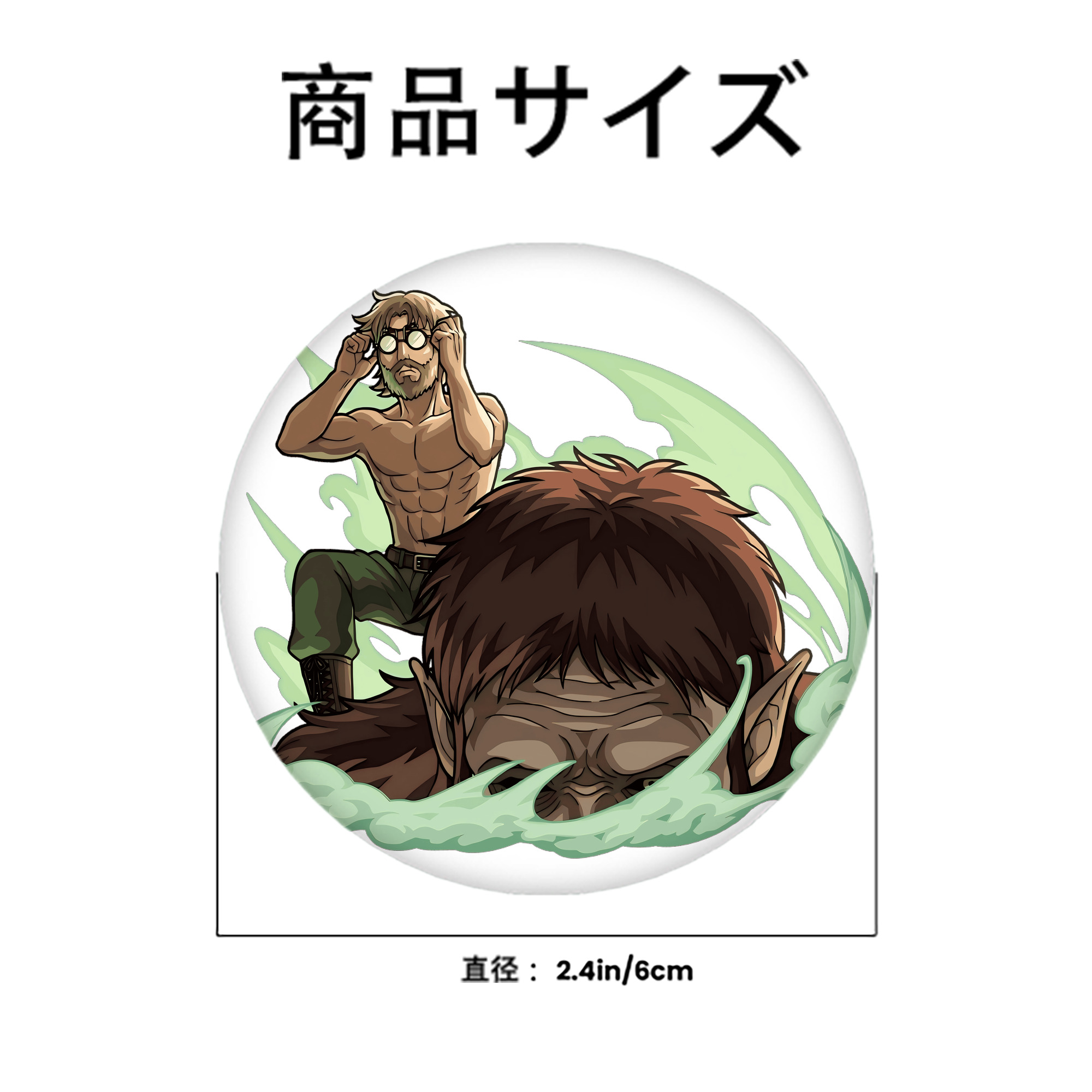 進撃の巨人 Attack on Titan 6cm 缶バッジ 複数セット