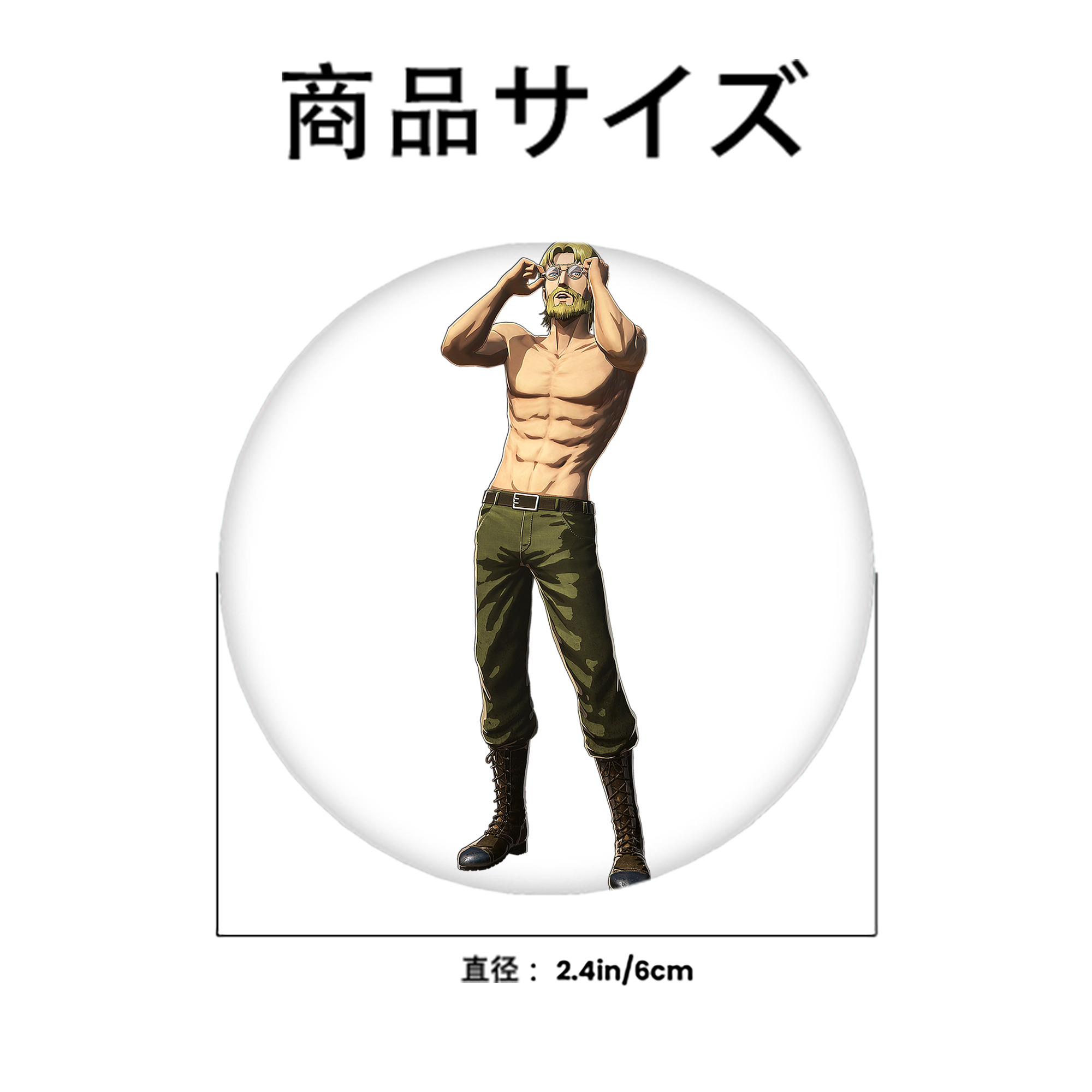 進撃の巨人 Attack on Titan 6cm 缶バッジ 複数セット