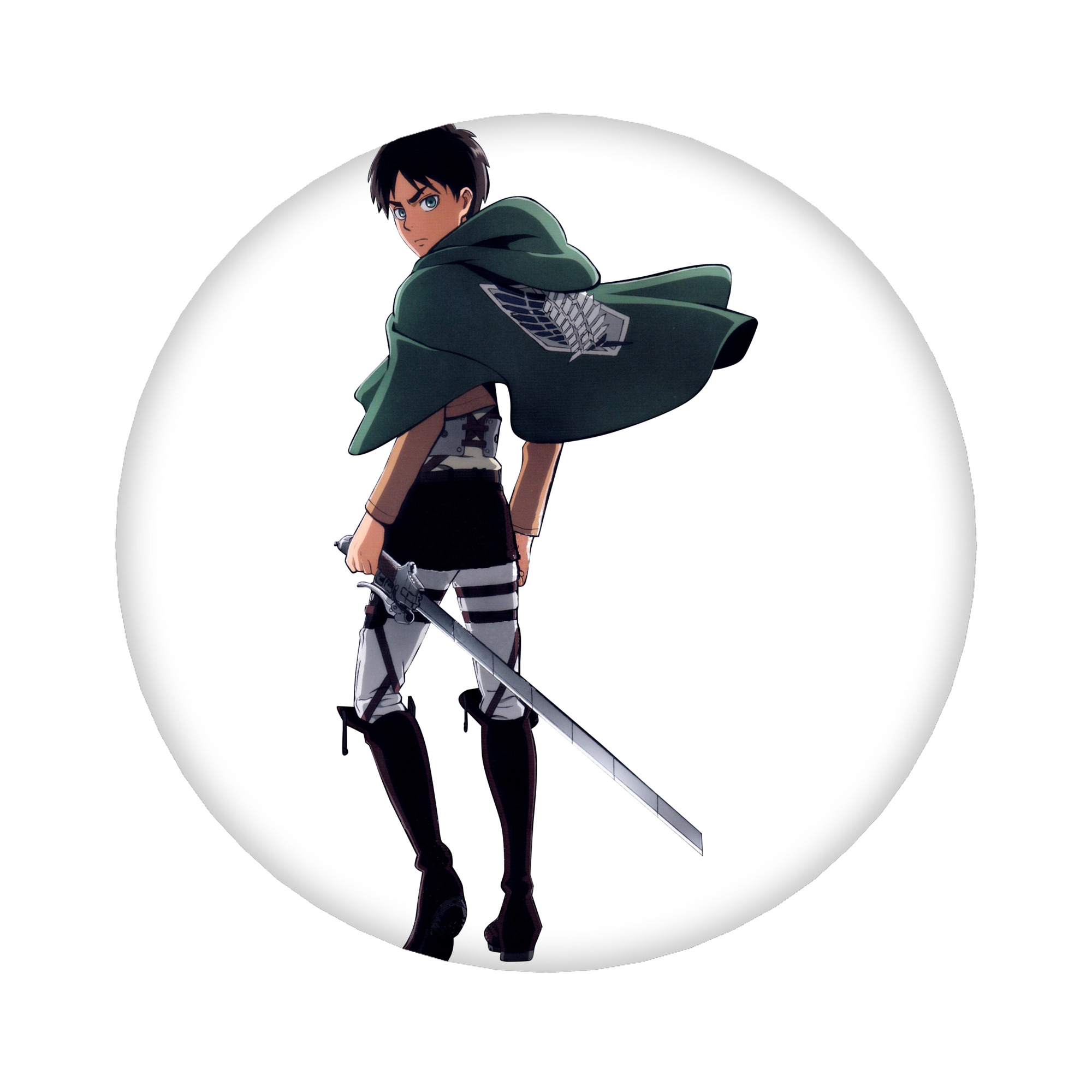 （画像用） 進撃の巨人 エレン･イェーガー Attack on Titan Eren Jäger 6cm 缶バッジ 複数セット