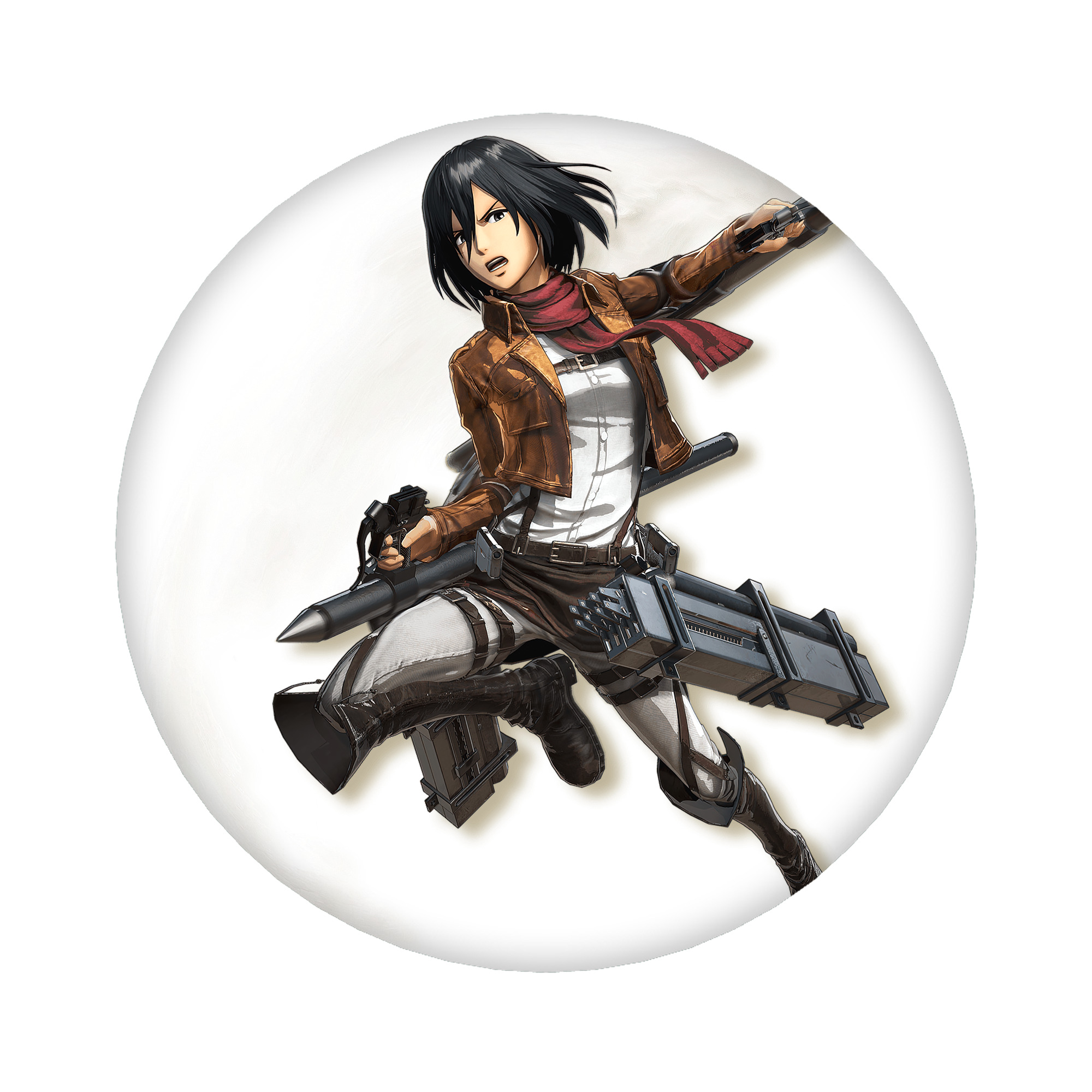 （画像用） 進撃の巨人 ミカサ·アッカーマン Attack on Titan Mikasa Ackerman 6cm 缶バッジ 複数セット