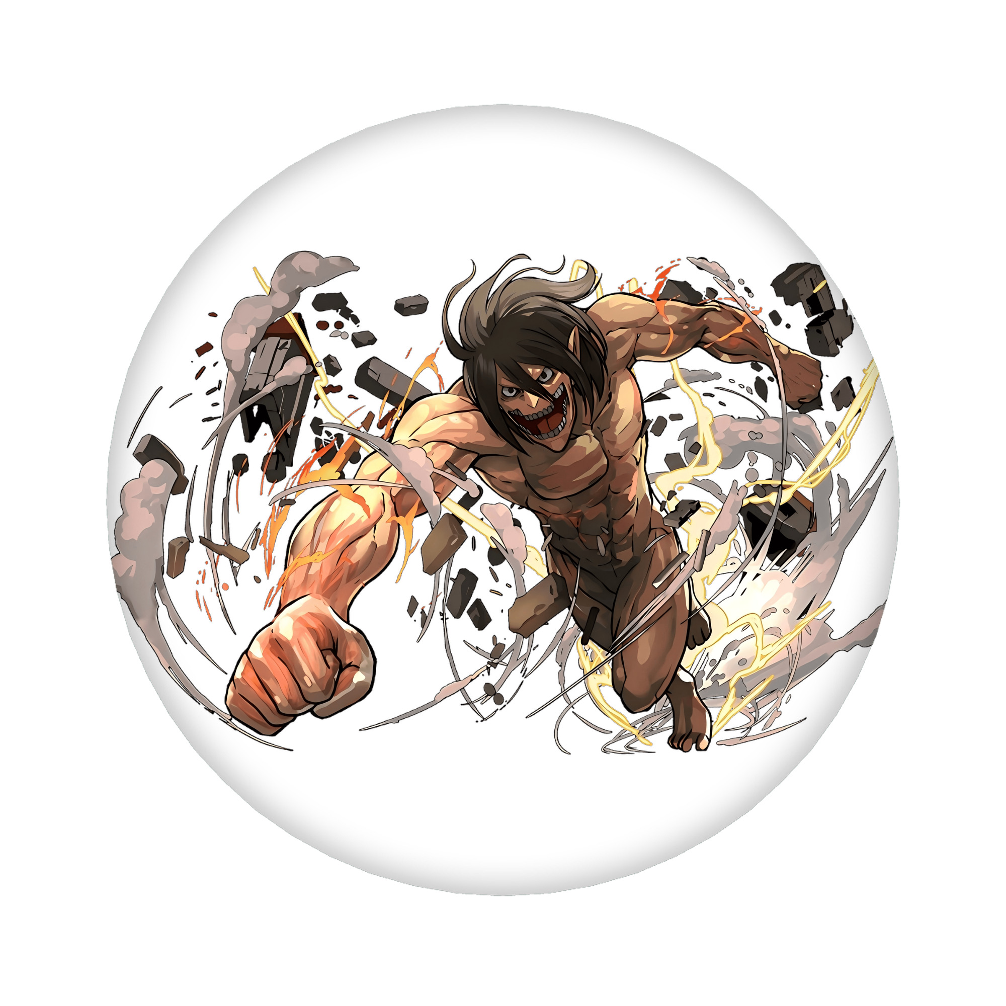 （画像用） 進撃の巨人 Attack on Titan 6cm 缶バッジ 複数セット