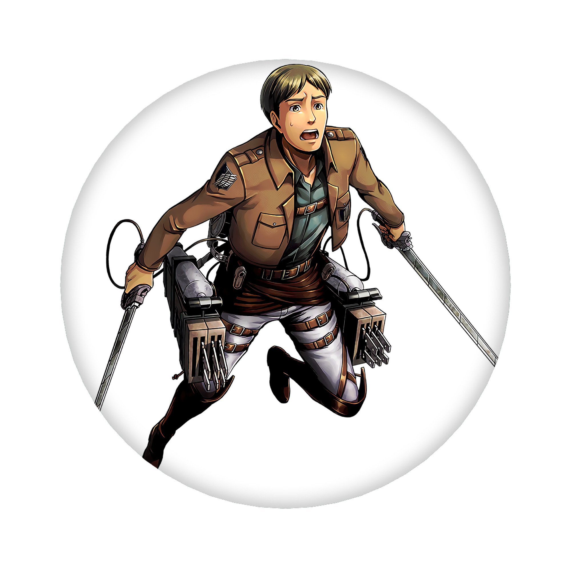 （画像用） 進撃の巨人 Attack on Titan 6cm 缶バッジ 複数セット