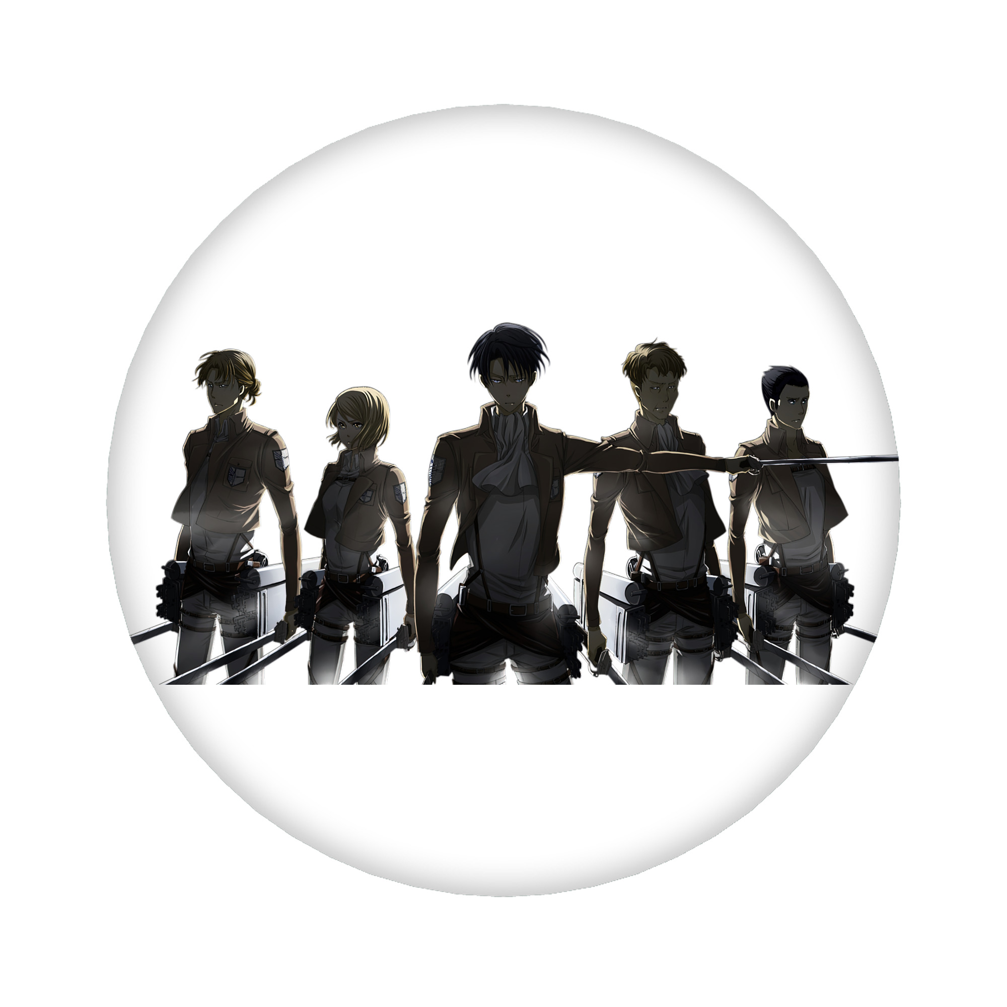 （画像用） 進撃の巨人 Attack on Titan 6cm 缶バッジ 複数セット