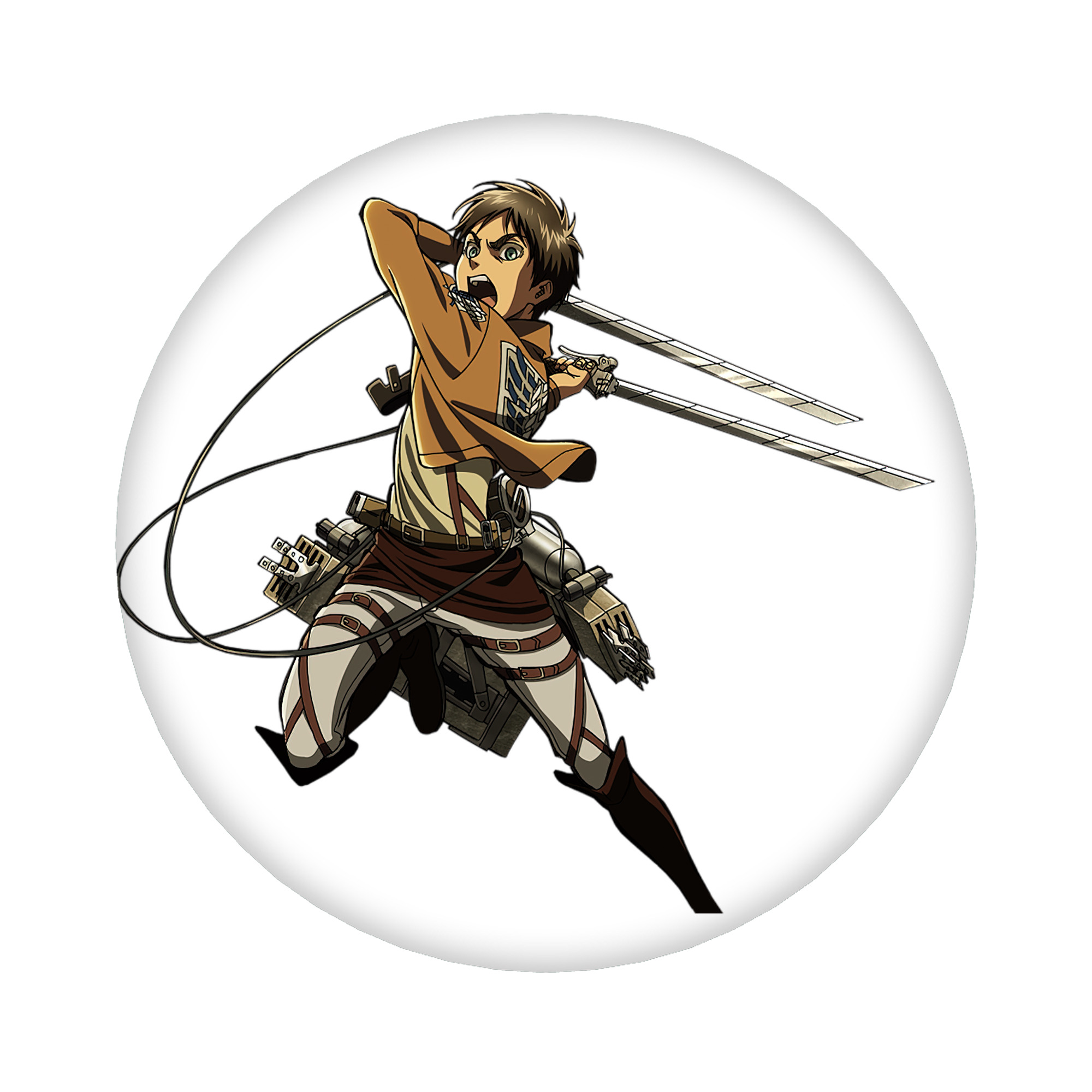 （画像用） 進撃の巨人 エレン･イェーガー Attack on Titan Eren Jäger 6cm 缶バッジ 複数セット