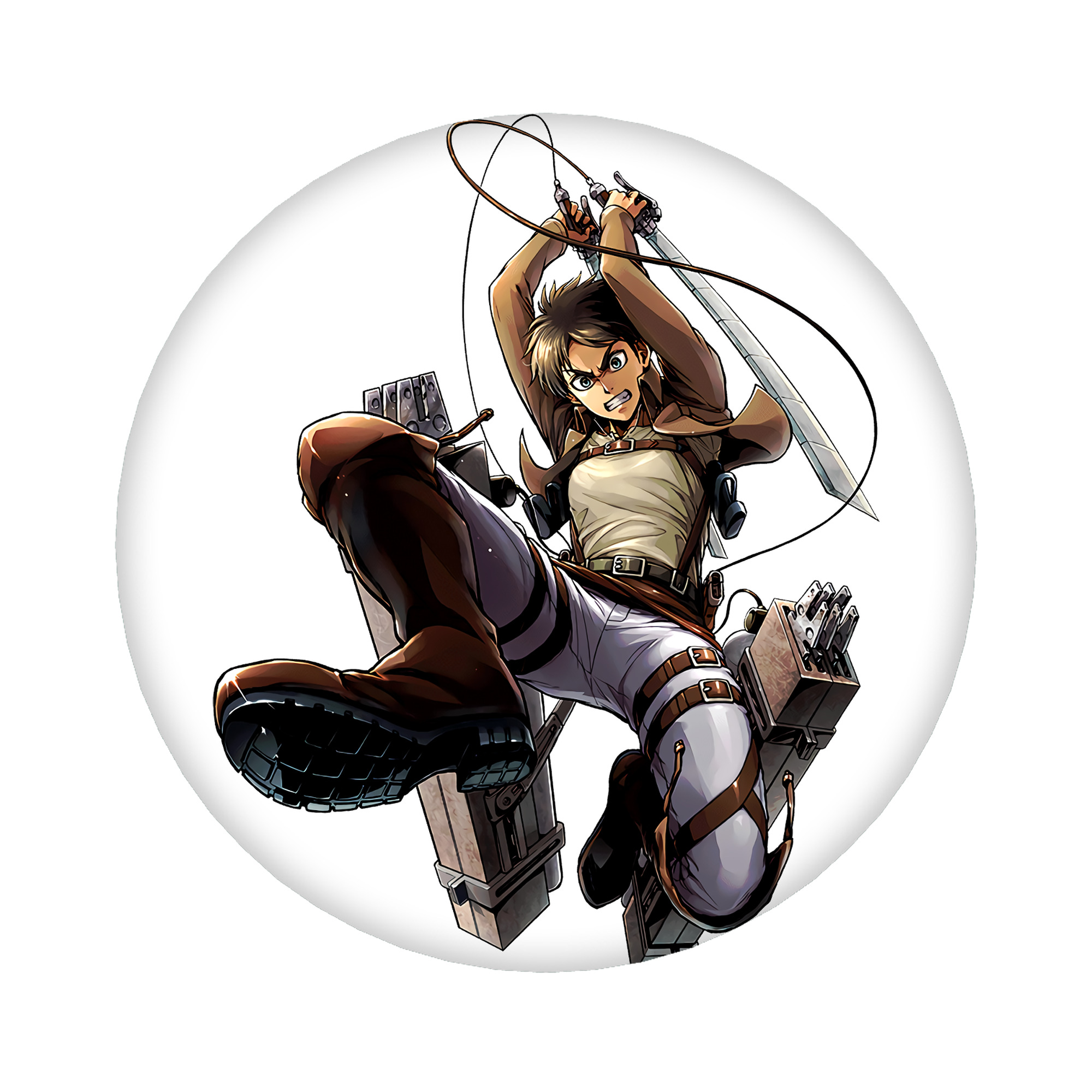 （画像用） 進撃の巨人 エレン･イェーガー Attack on Titan Eren Jäger 6cm 缶バッジ 複数セット