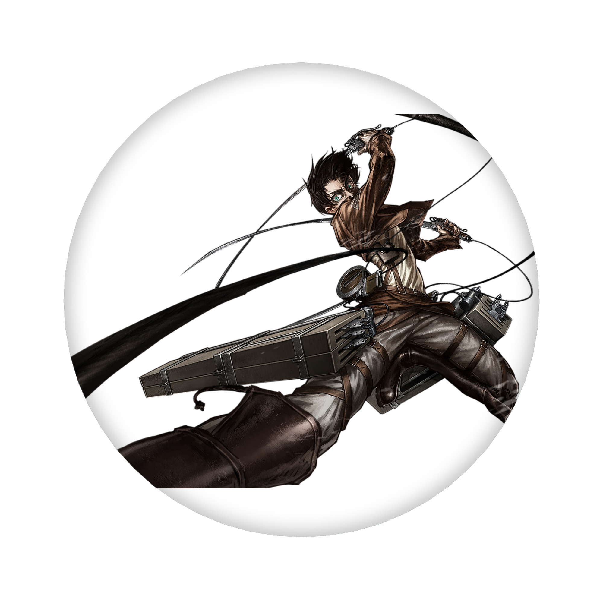 （画像用） 進撃の巨人 エレン･イェーガー Attack on Titan Eren Jäger 6cm 缶バッジ 複数セット