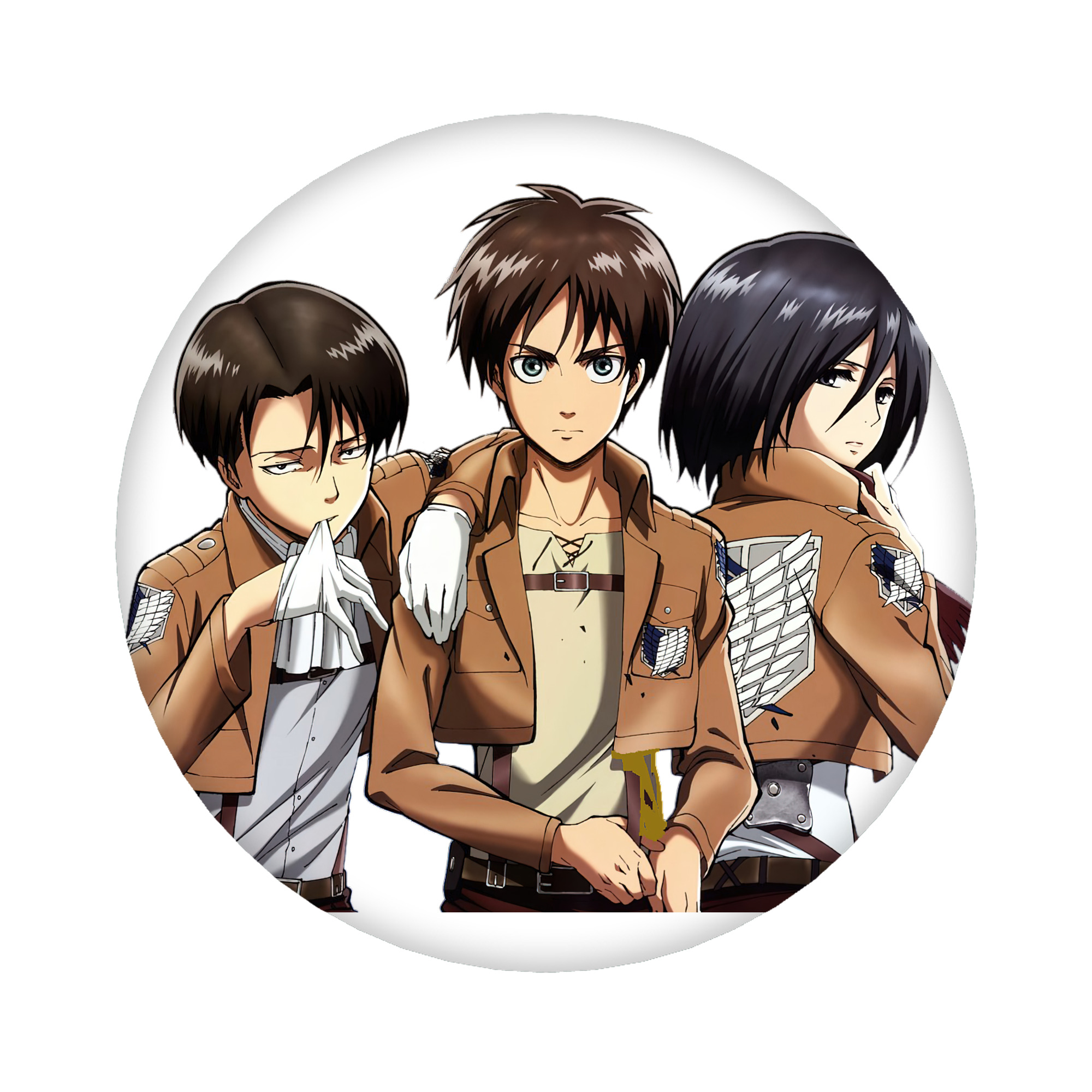 （画像用） 進撃の巨人 エレン･イェーガー Attack on Titan Eren Jäger 6cm 缶バッジ 複数セット