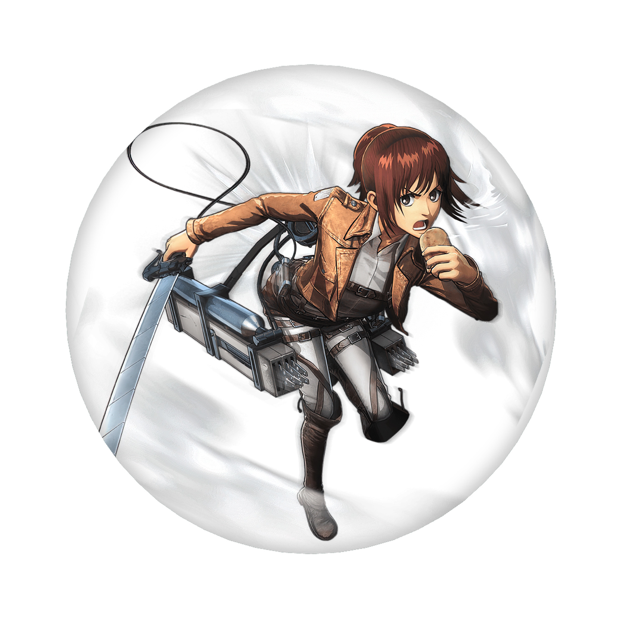 （画像用） 進撃の巨人 サシャ·ブラウス Attack on Titan Sasha Blaus 6cm 缶バッジ 複数セット