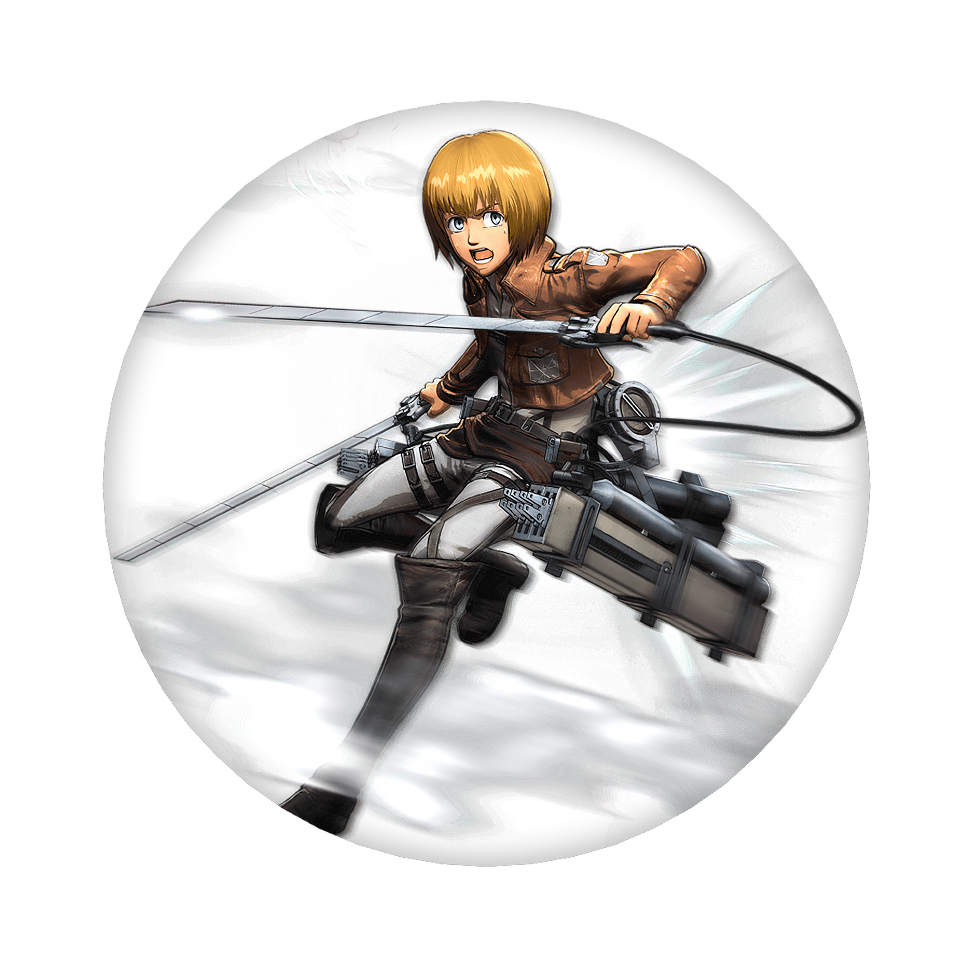 （画像用） 進撃の巨人 アルミン·アルレルト Attack on Titan Armin Arlert 6cm 缶バッジ 複数セット