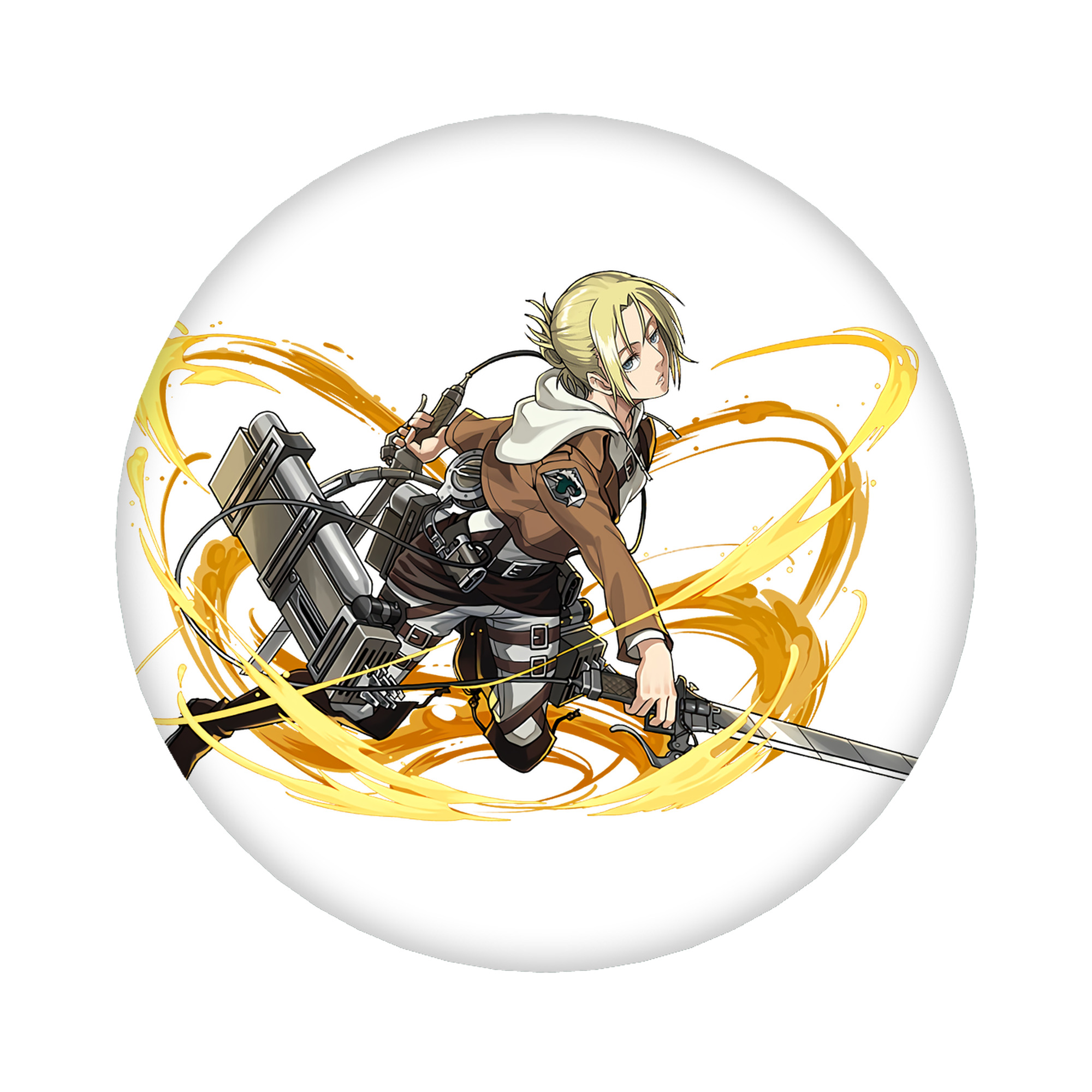 （画像用） 進撃の巨人 アニ・レオンハート Attack on Titan Annie Leonhart 6cm 缶バッジ 複数セット