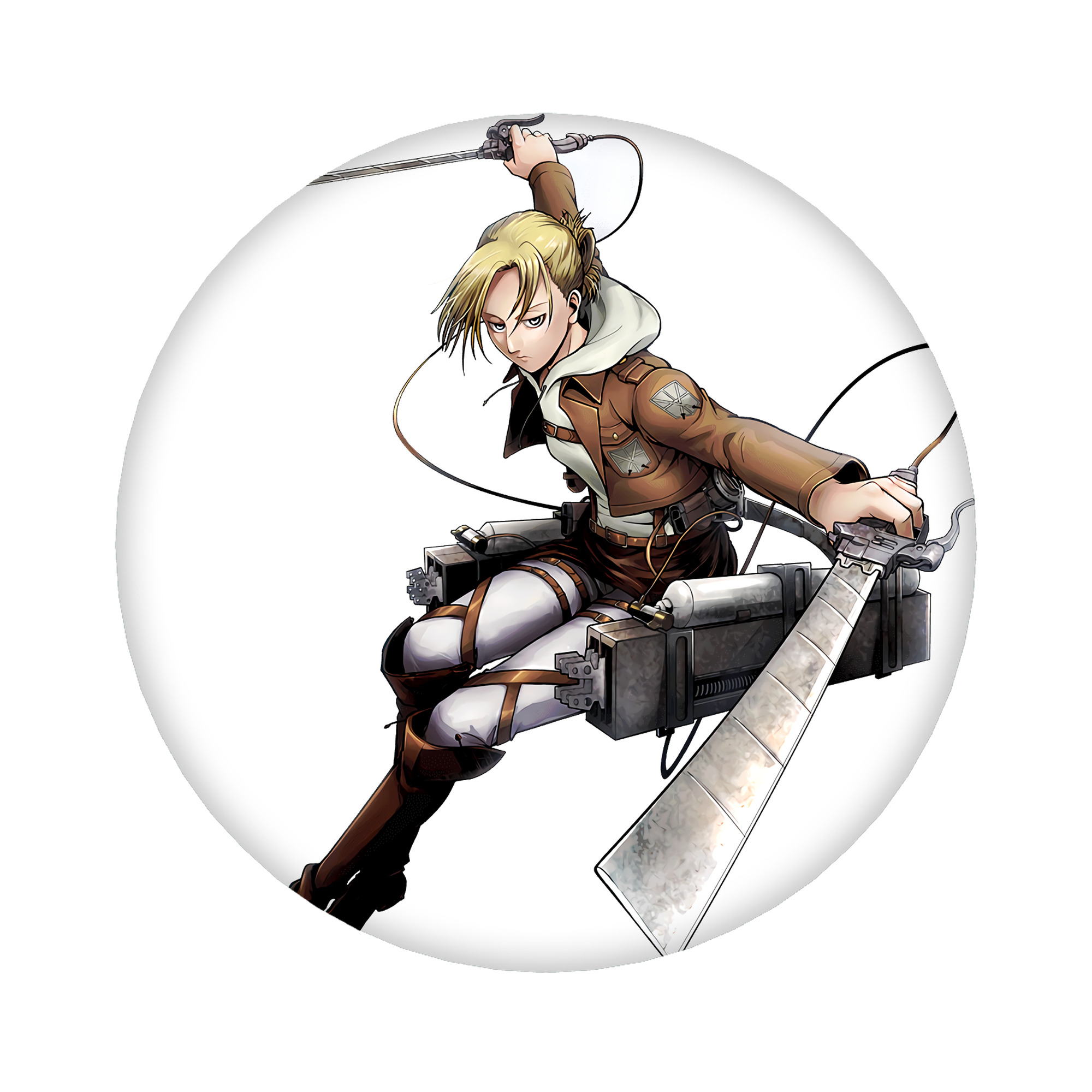 （画像用） 進撃の巨人 アニ・レオンハート Attack on Titan Annie Leonhart 6cm 缶バッジ 複数セット