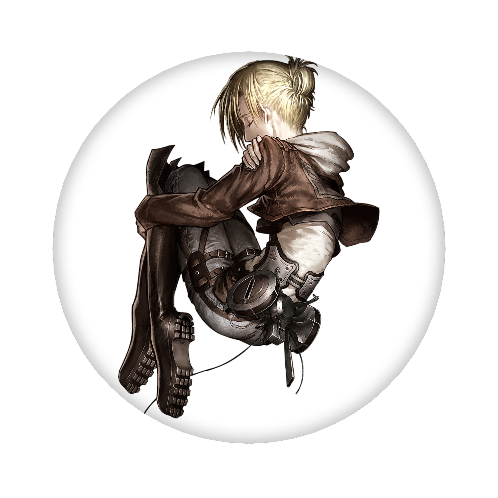 （画像用） 進撃の巨人 アニ・レオンハート Attack on Titan Annie Leonhart 6cm 缶バッジ 複数セット