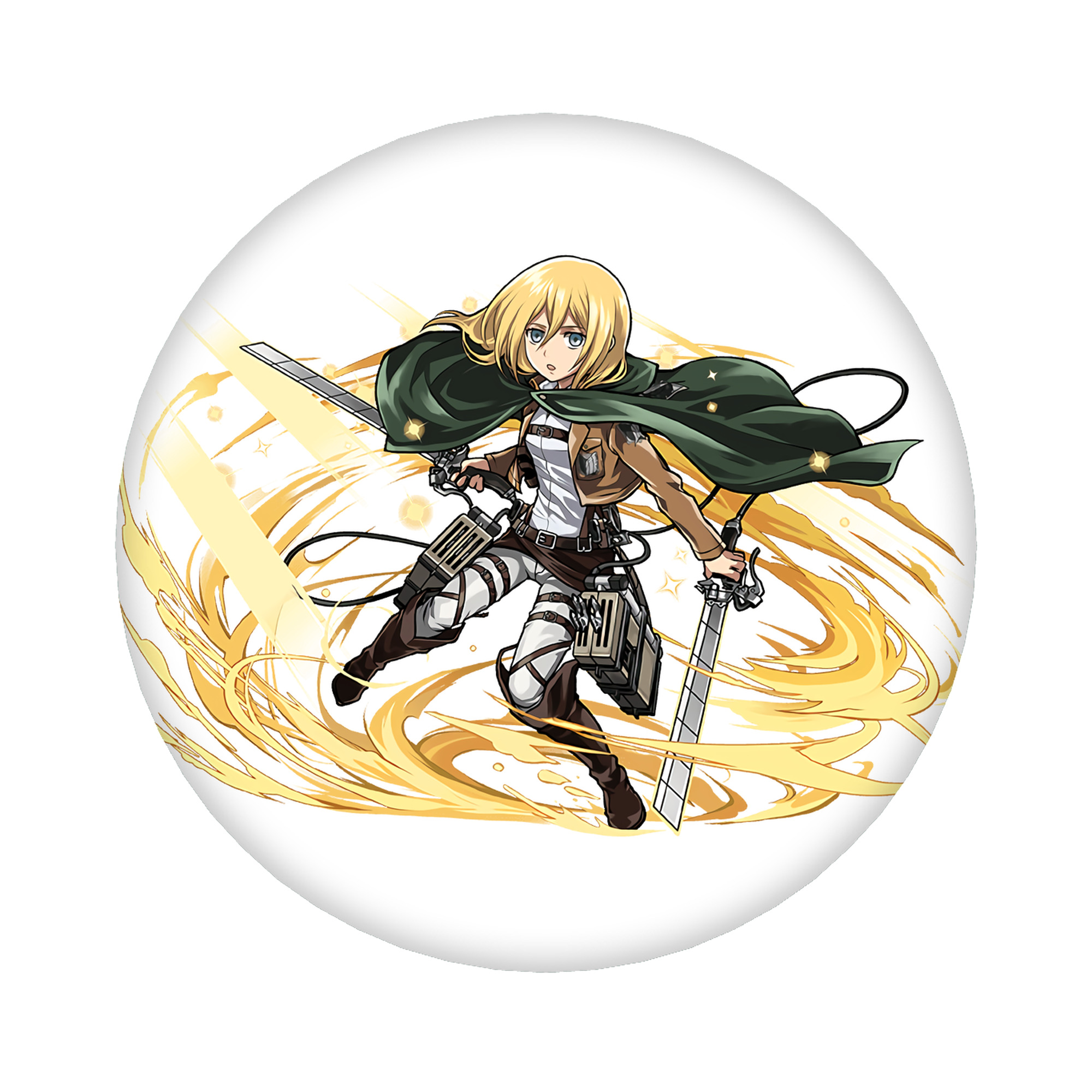 （画像用） 進撃の巨人 クリスタ·レンズ Attack on Titan Christa Lenz 6cm 缶バッジ 複数セット