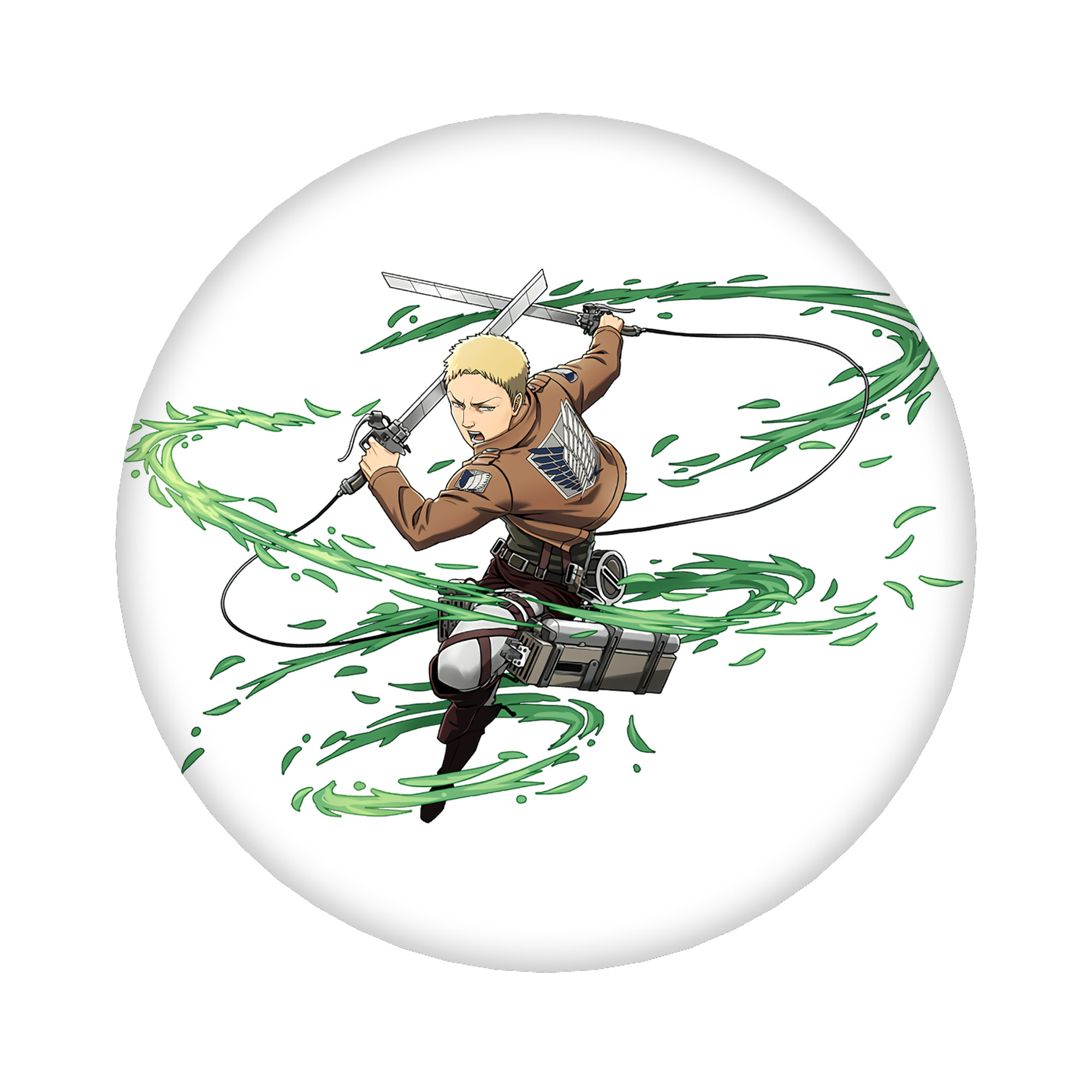 （画像用） 進撃の巨人 ライナー・ブラウン Attack on Titan Reiner Braun 6cm 缶バッジ 複数セット