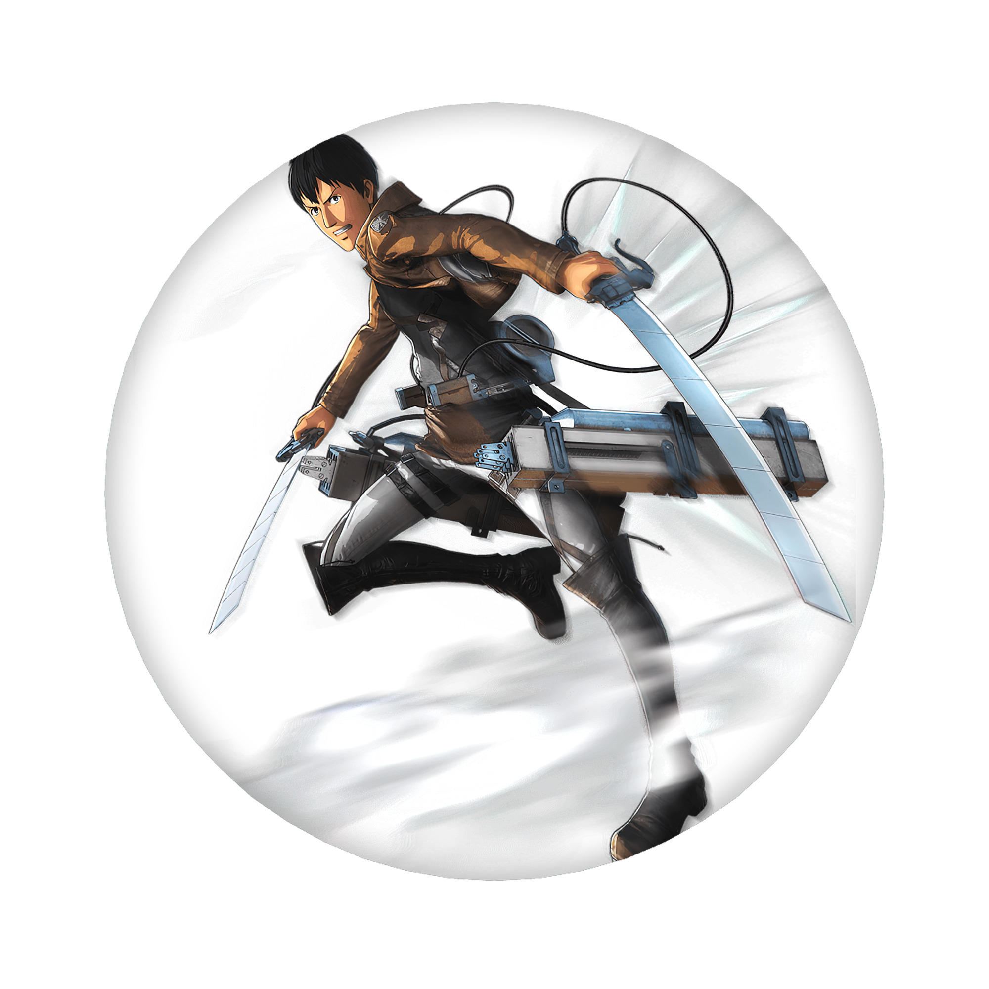 （画像用） 進撃の巨人 ベルトルト・フーバー Attack on Titan Bertholdt Hoover 6cm 缶バッジ 複数セット