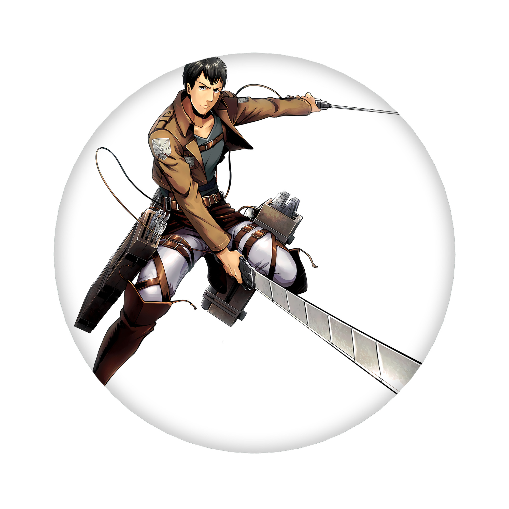 （画像用） 進撃の巨人 ベルトルト・フーバー Attack on Titan Bertholdt Hoover 6cm 缶バッジ 複数セット