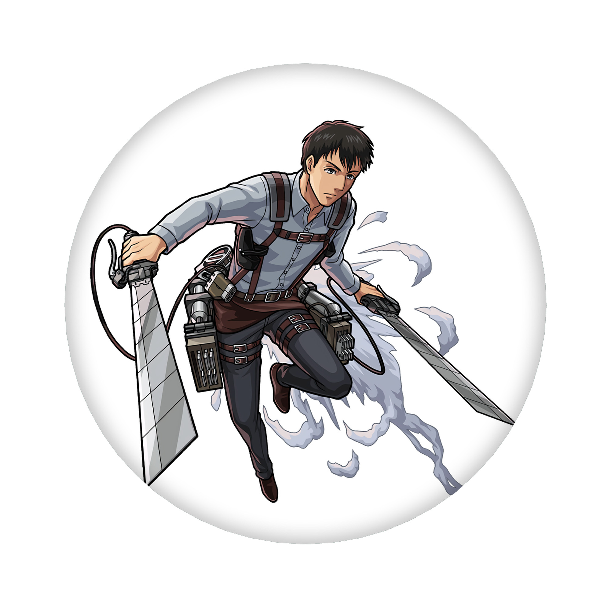 （画像用） 進撃の巨人 ベルトルト・フーバー Attack on Titan Bertholdt Hoover 6cm 缶バッジ 複数セット