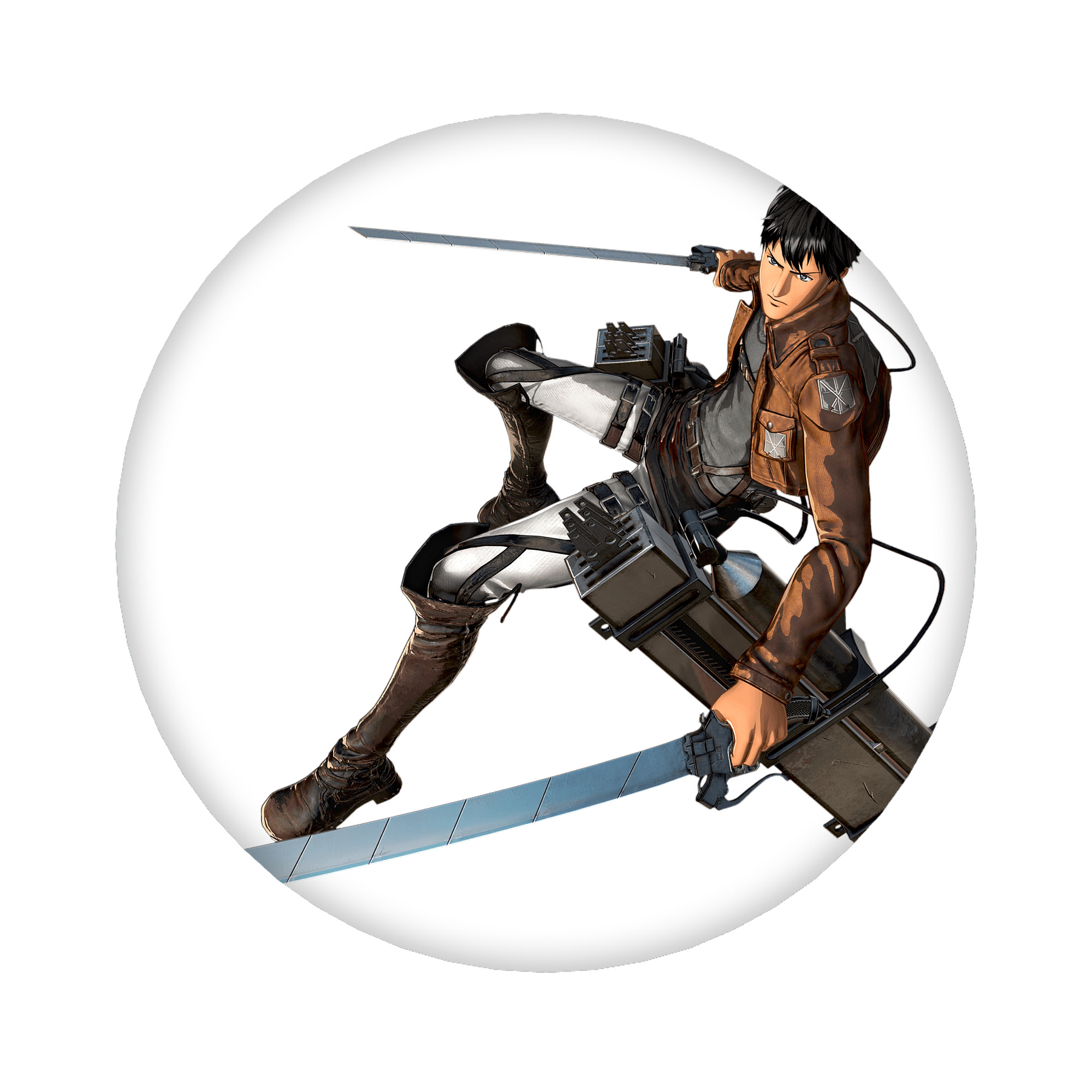 （画像用） 進撃の巨人 ベルトルト・フーバー Attack on Titan Bertholdt Hoover 6cm 缶バッジ 複数セット