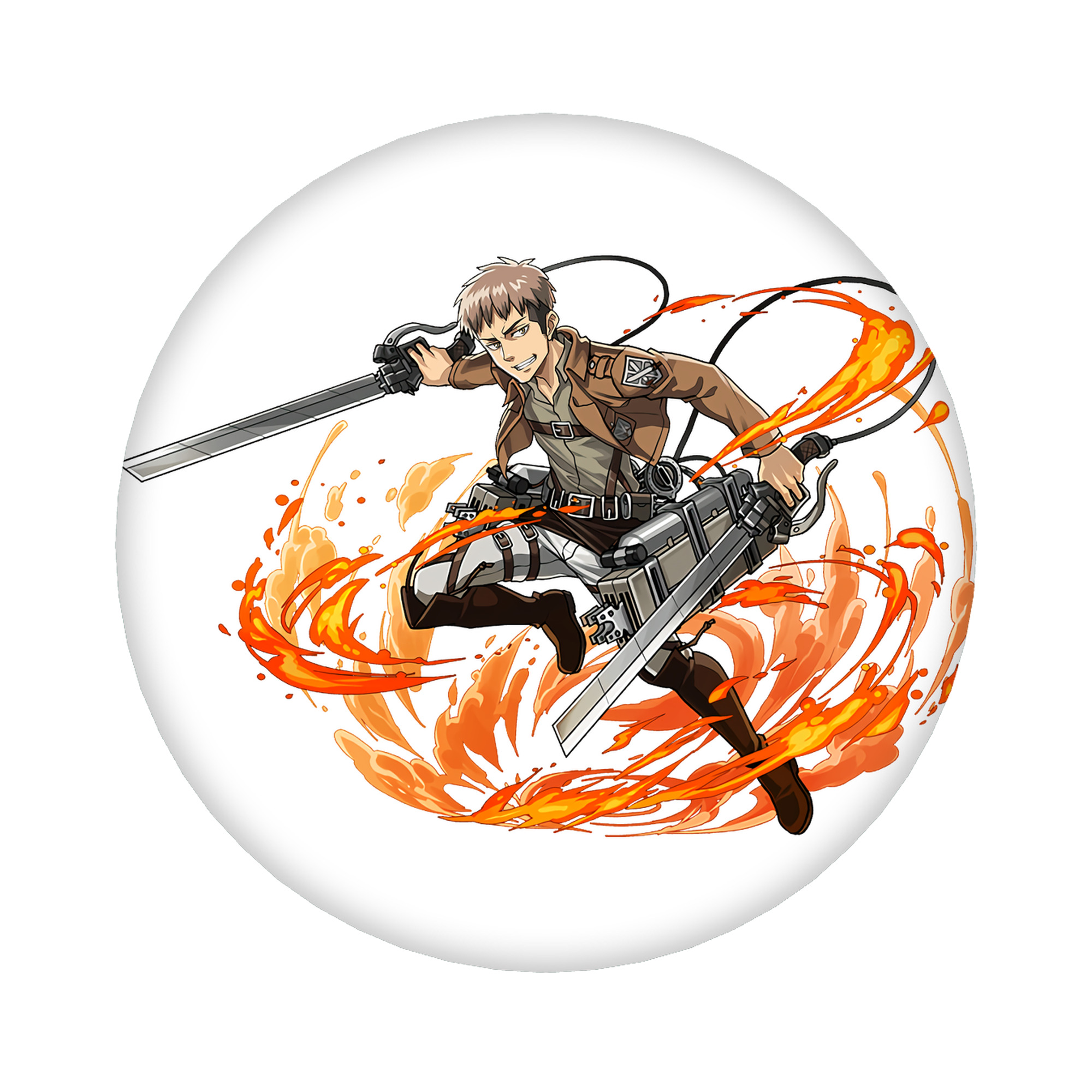 （画像用） 進撃の巨人 ジャン・キルシュタイン Attack on Titan Jean Kirstein 6cm 缶バッジ 複数セット