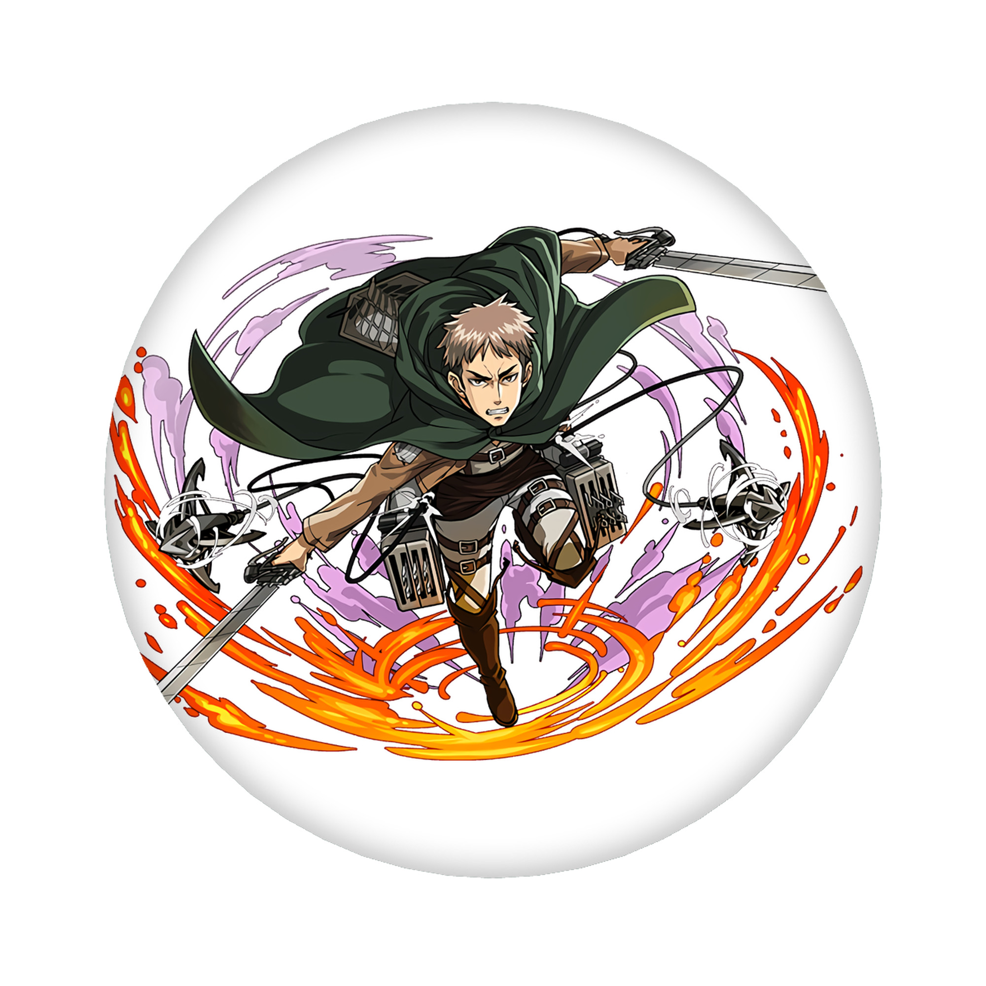 （画像用） 進撃の巨人 ジャン・キルシュタイン Attack on Titan Jean Kirstein 6cm 缶バッジ 複数セット