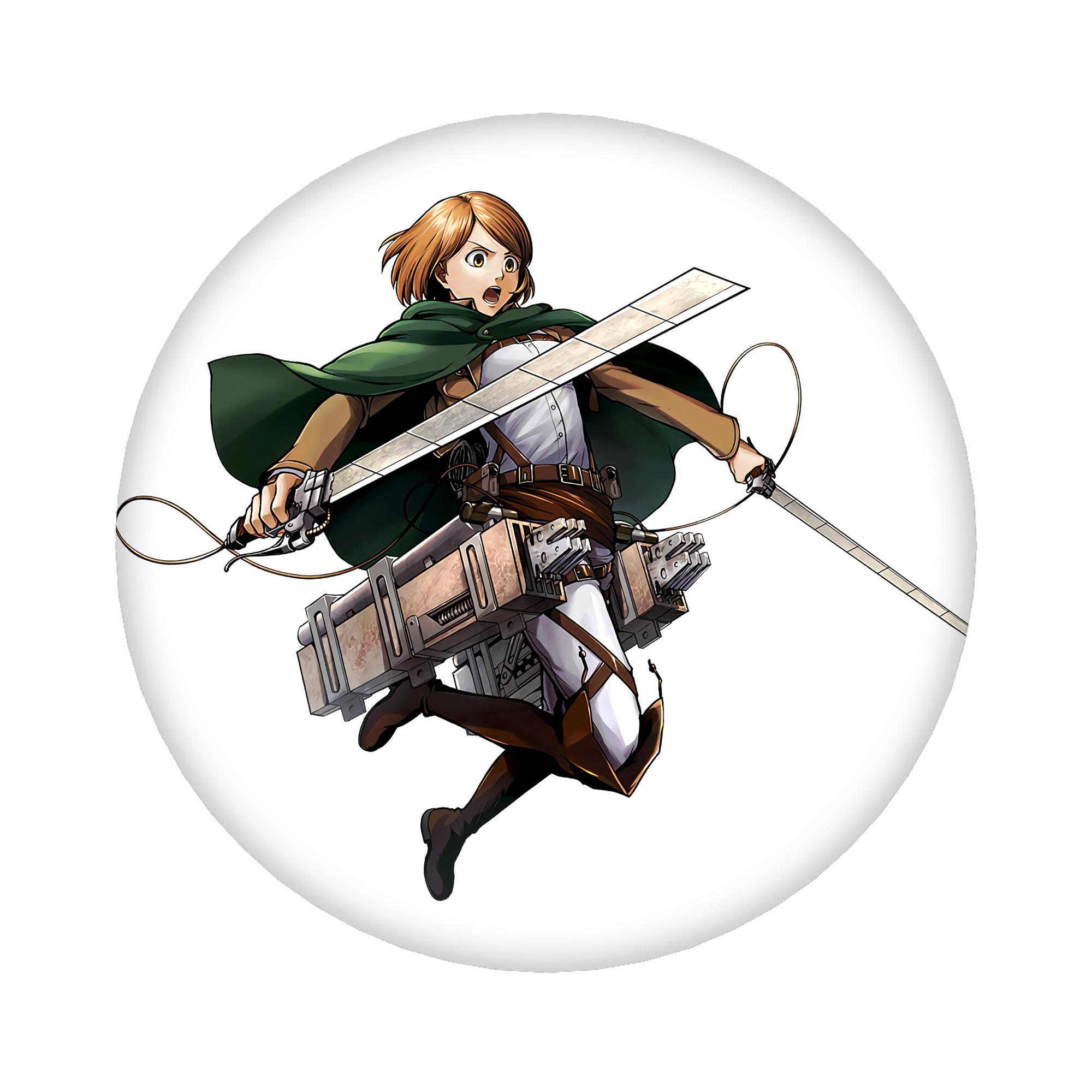 （画像用） 進撃の巨人 ペトラ·ラル Attack on Titan Petra Rall 6cm 缶バッジ 複数セット