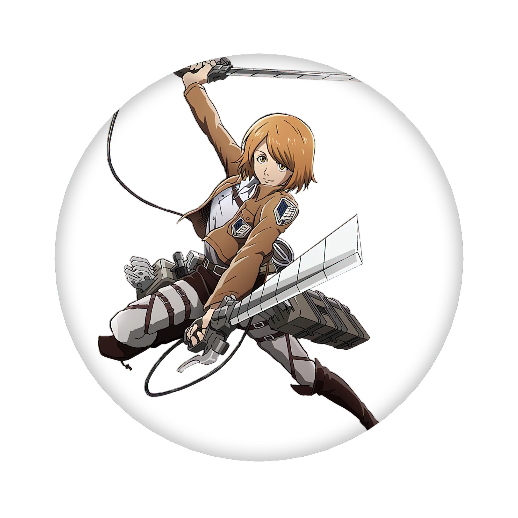 （画像用） 進撃の巨人 ペトラ·ラル Attack on Titan Petra Rall 6cm 缶バッジ 複数セット