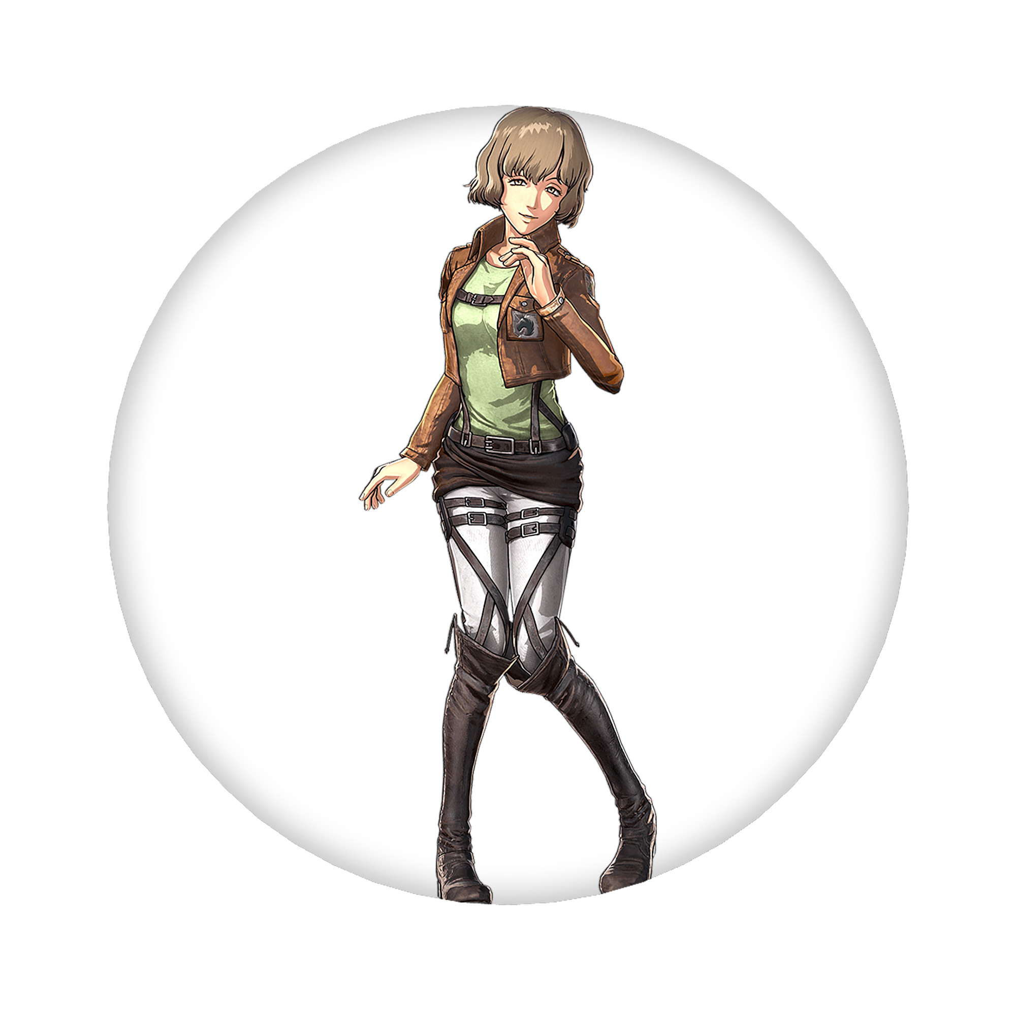 （画像用） 進撃の巨人 ヒツチ Attack on Titan Hitch 6cm 缶バッジ 複数セット